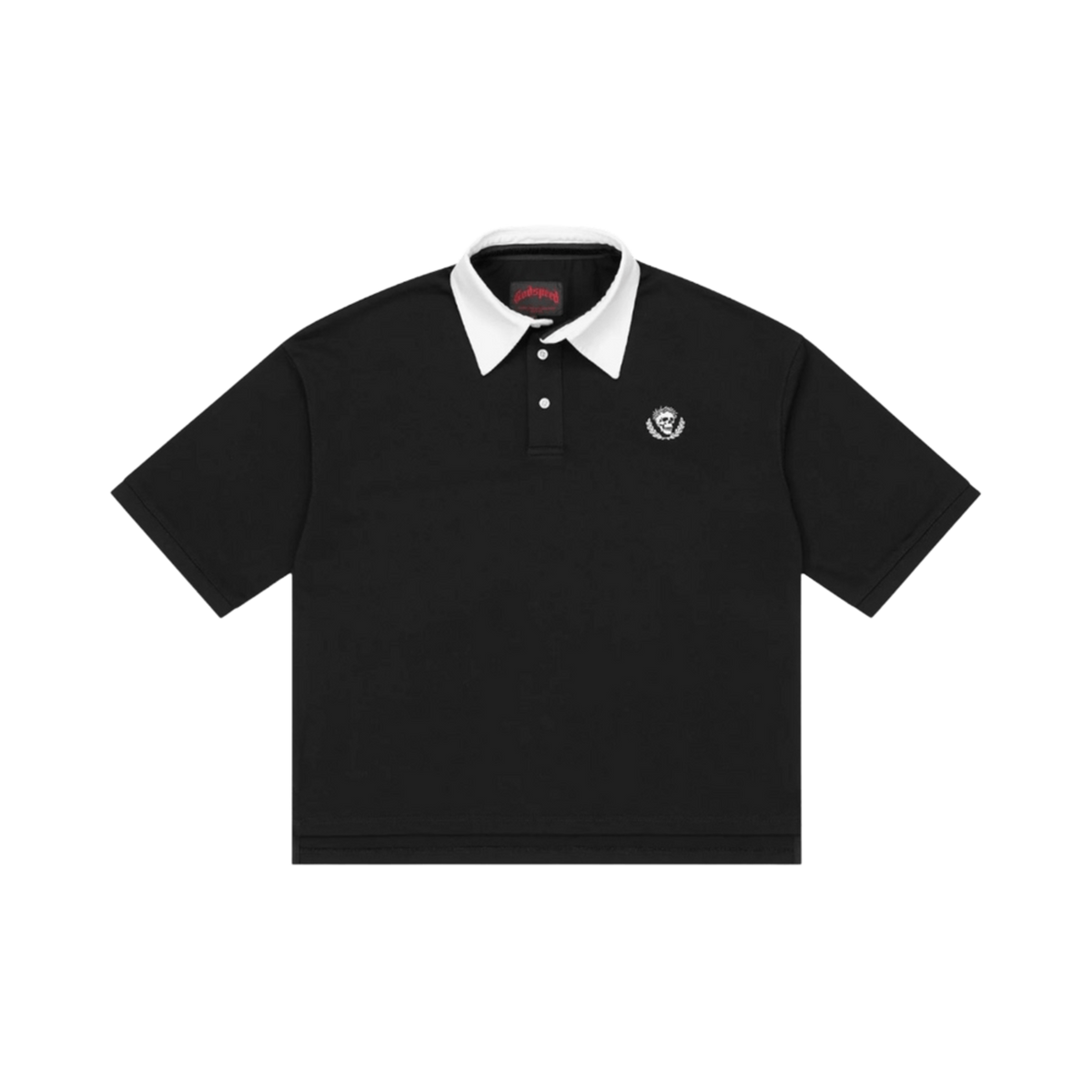 Godspeed Victor Minimal Crest Polo 'Black'