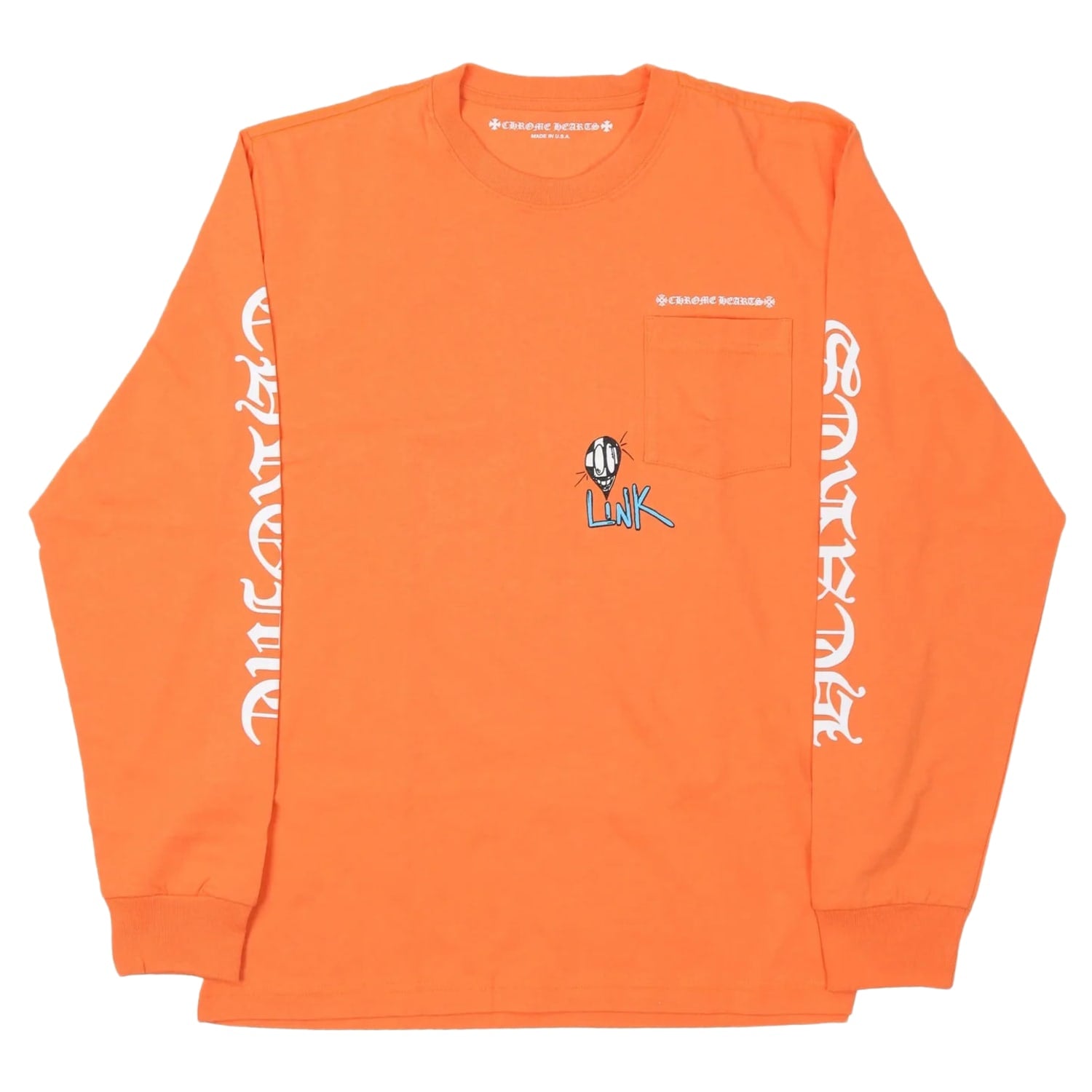 Chrome Hearts Matty Boy Link & Build L/S T-shirt Orange