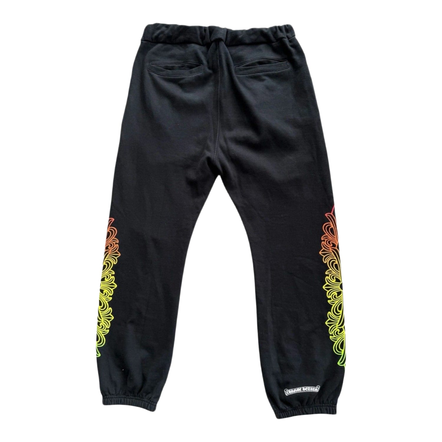 Chrome Hearts Black Gradient Circle Logo Sweatpants Black