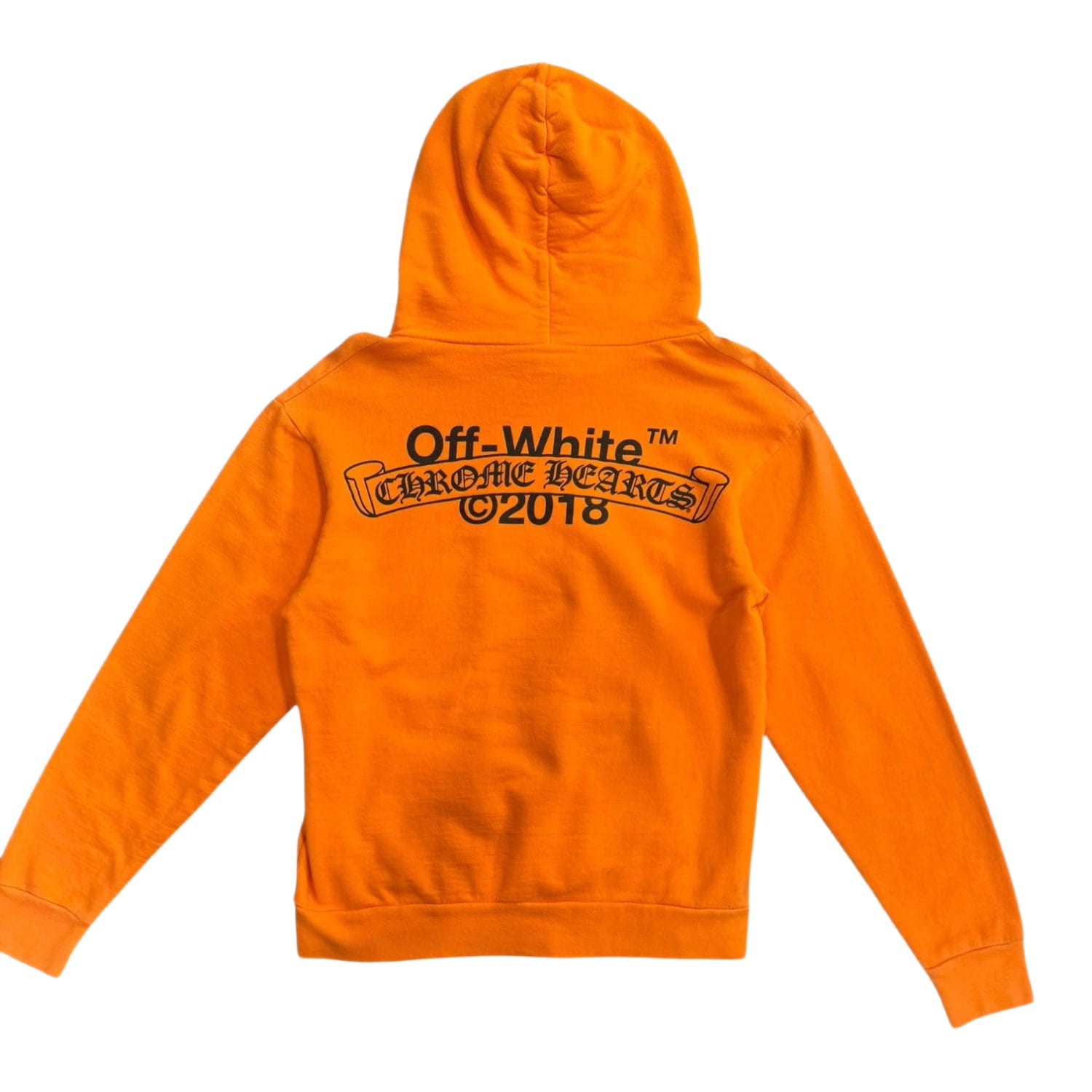 Chrome Hearts Off-White Hoodie Orange