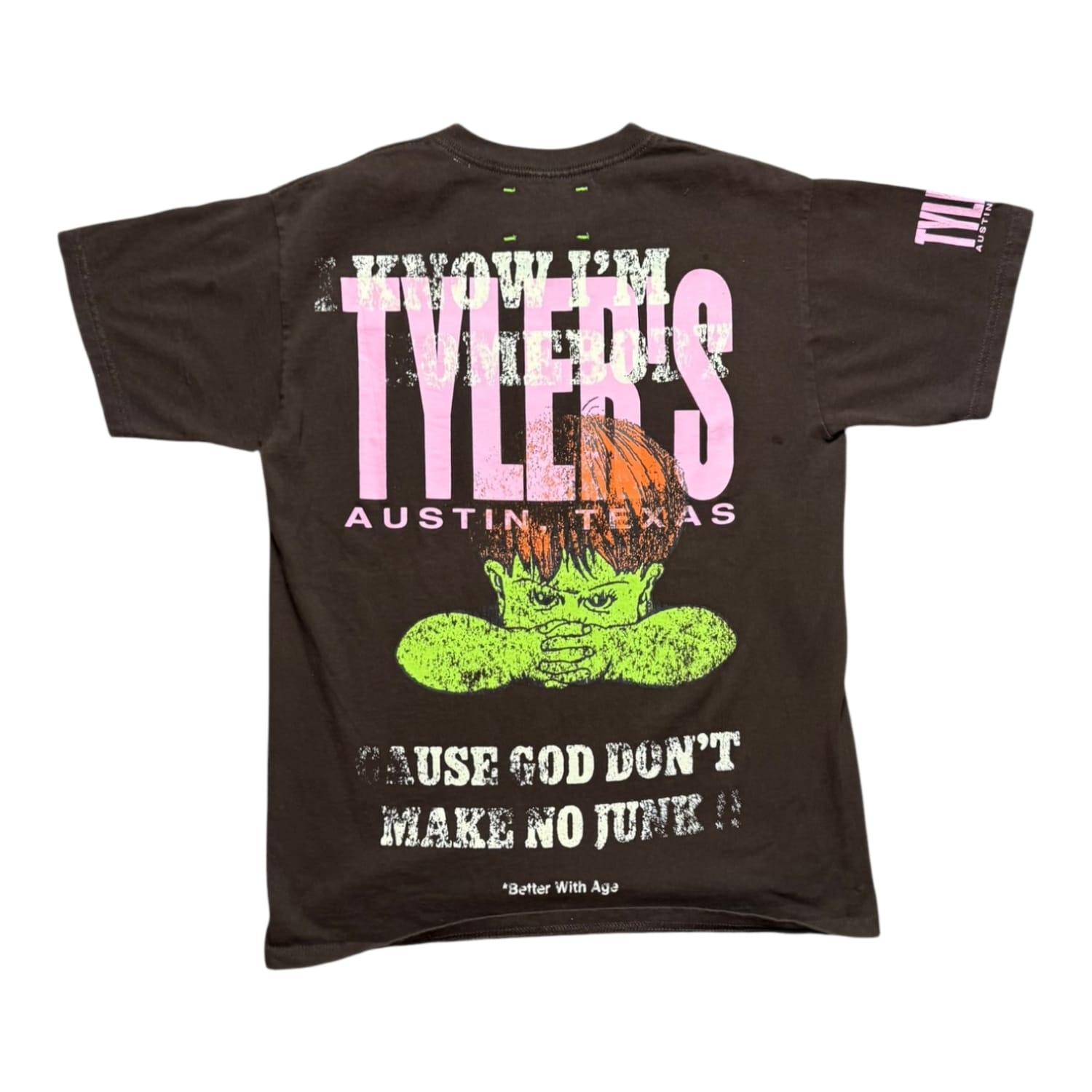 Better With Age Junk Tee Brown