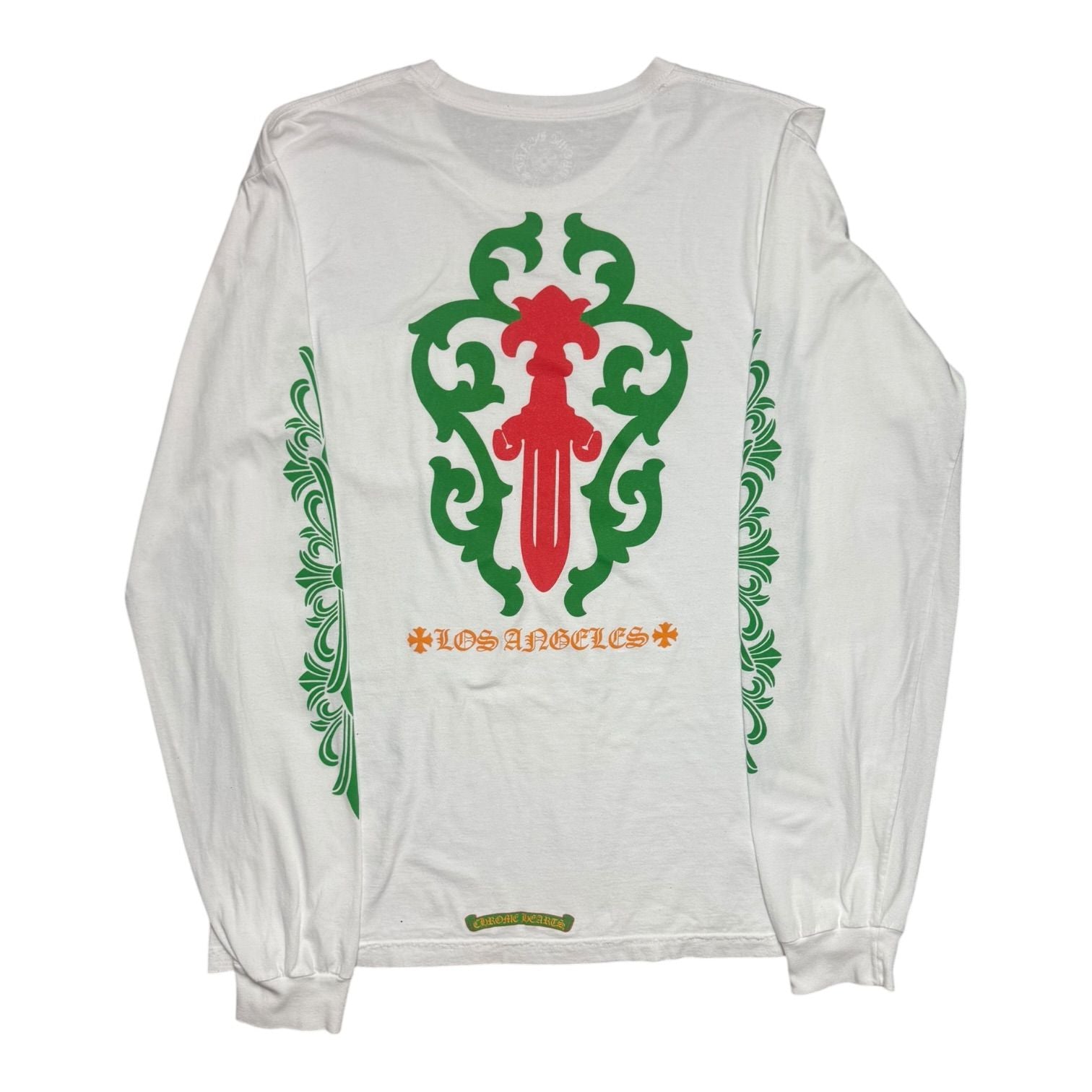 Chrome Hearts Los Angeles Exclusive Christmas L/S T-shirt White