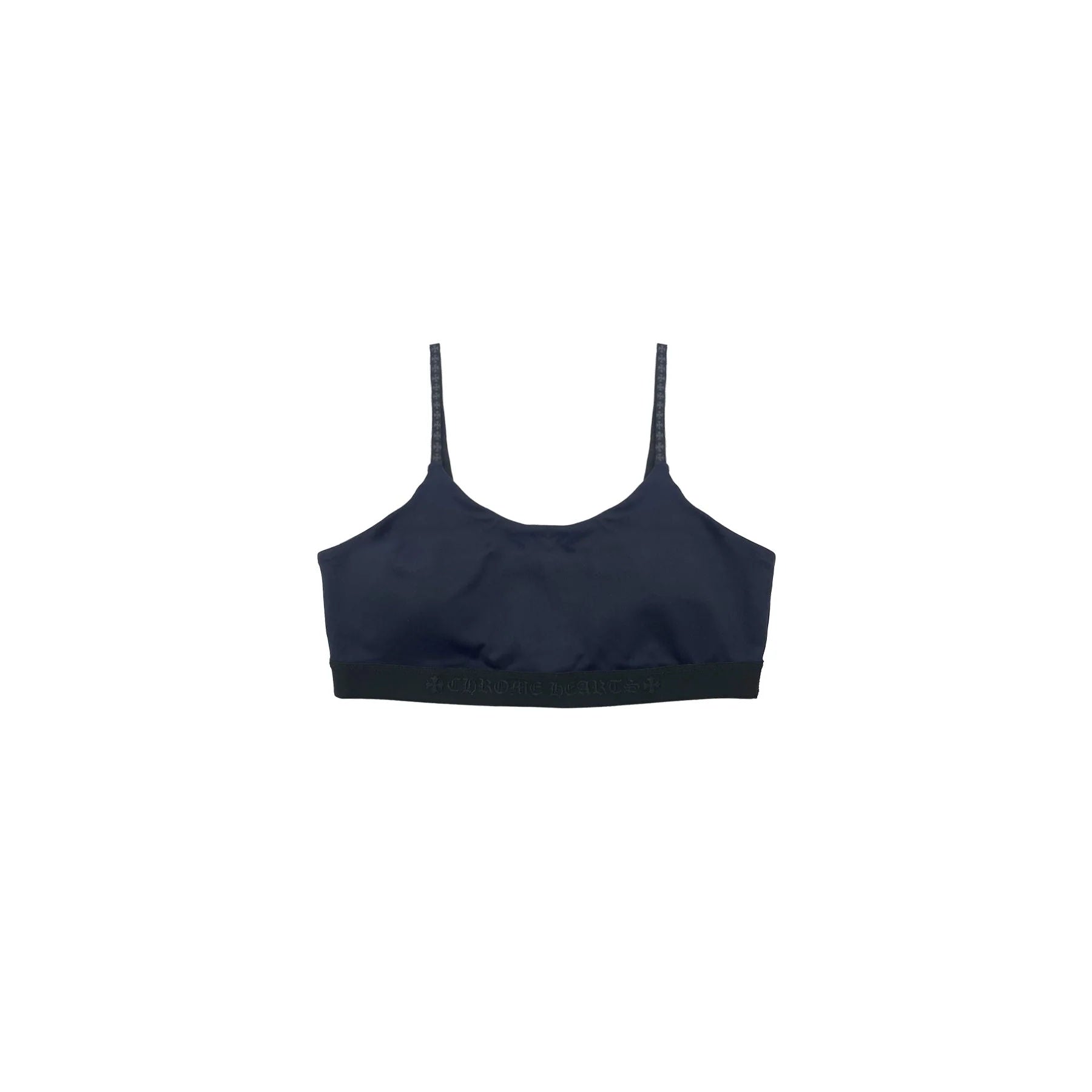 Chrome Hearts Yoga Sports Bra Navy Blue