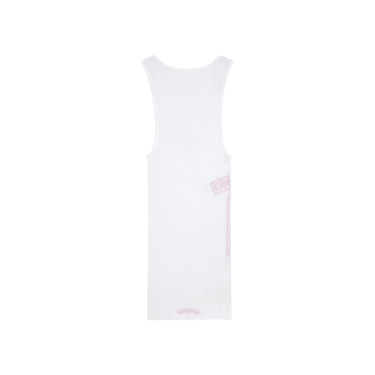 Chrome Hearts T Bar Rib Tank White/Pink