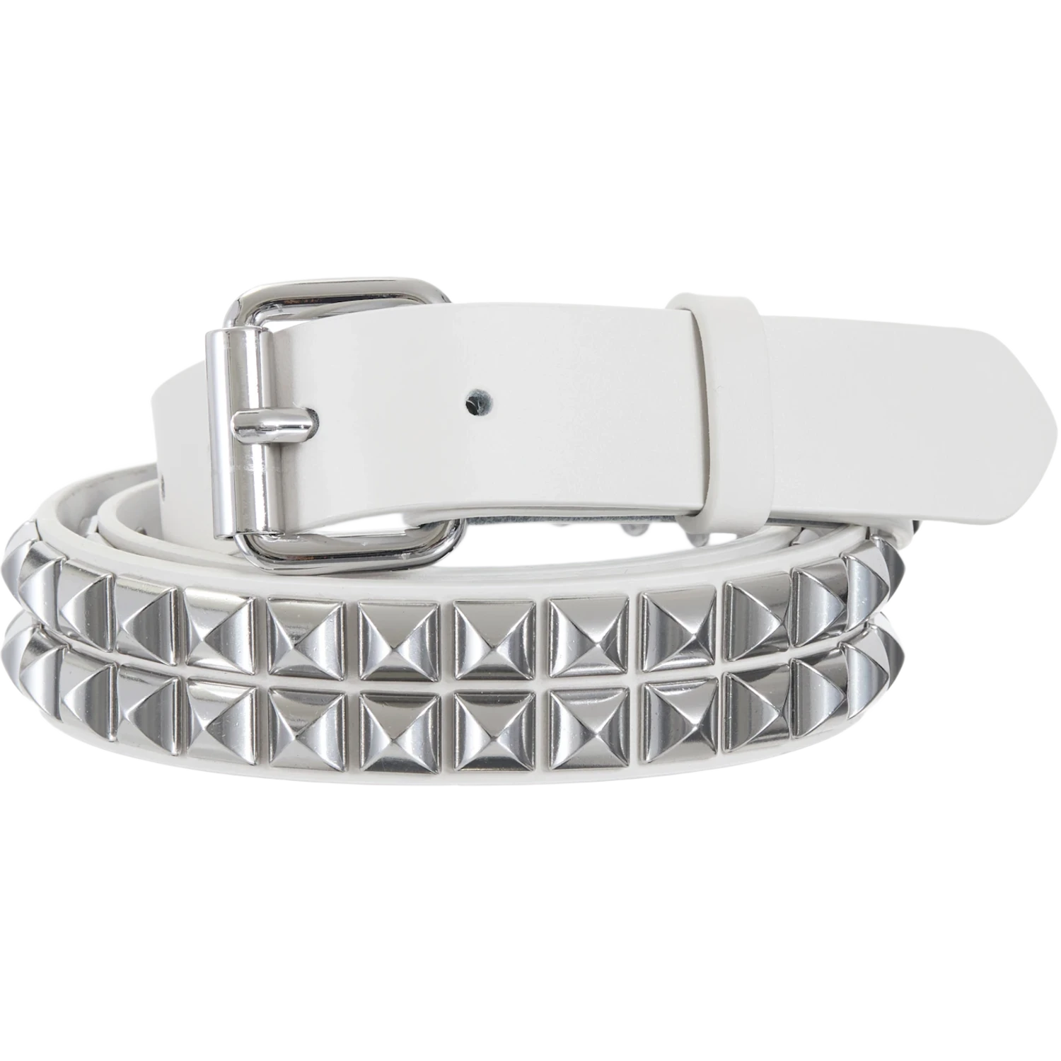 Supreme Studded Leather Belt (SS26) White