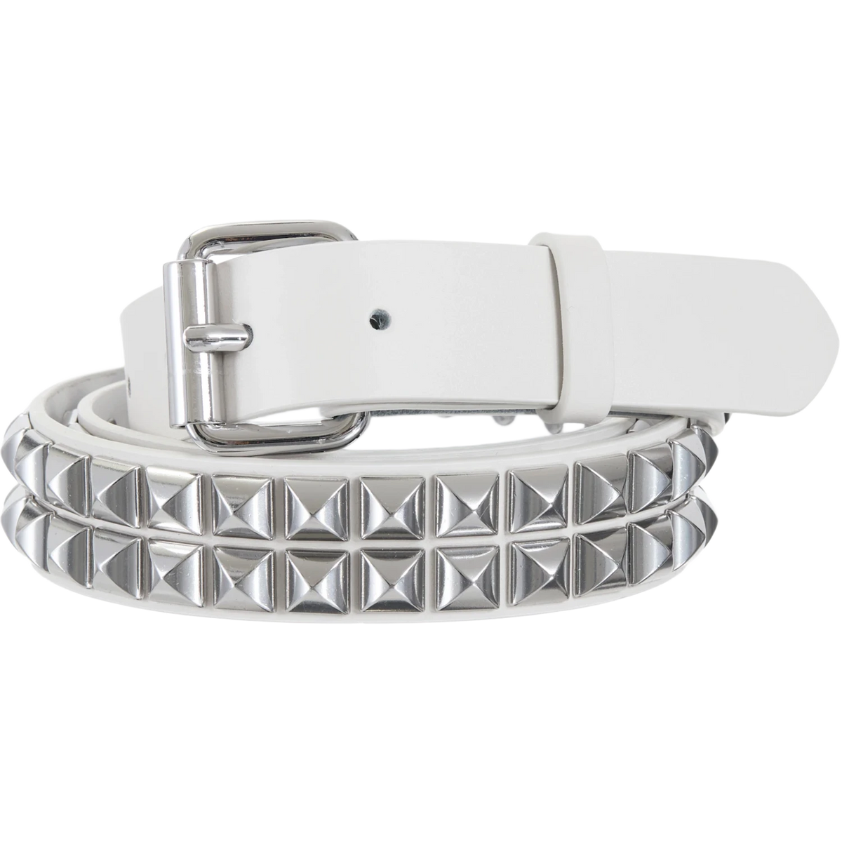 Supreme Studded Leather Belt (SS26) White