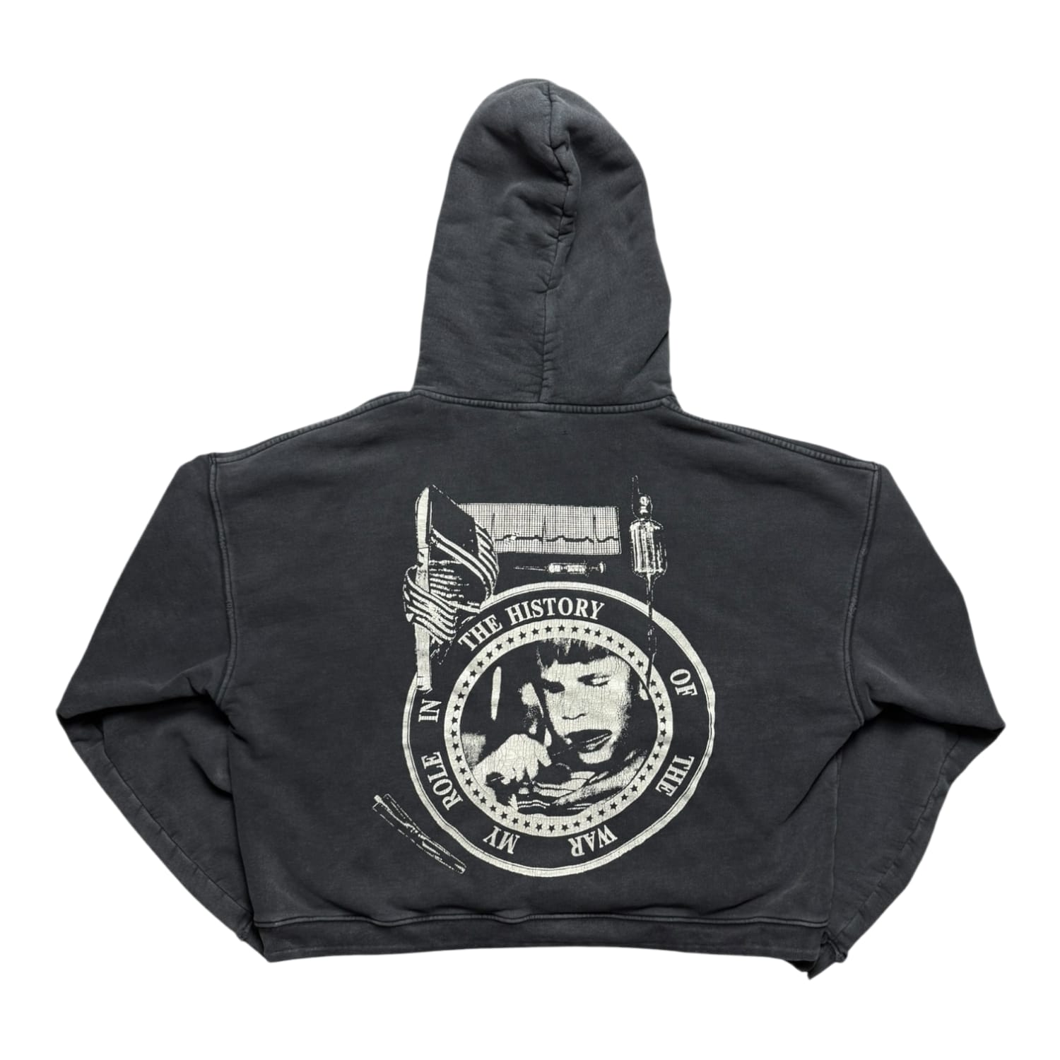 Enfants Riches Déprimés My Role In The War Hoodie Charcoal