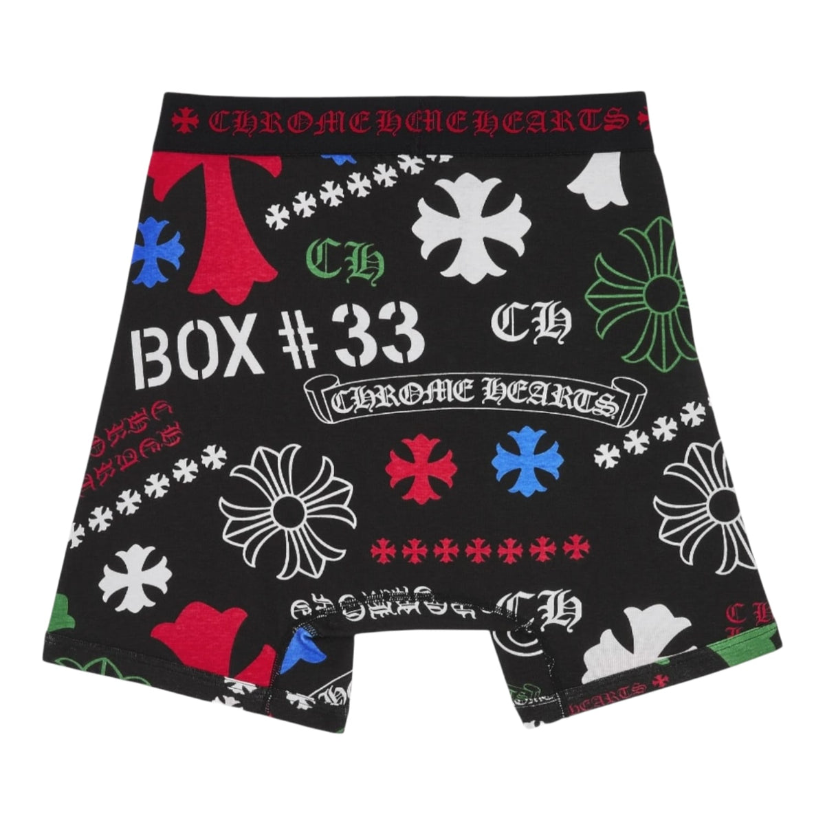 Chrome Hearts Classic Rib Boxer Brief Black/Multicolor
