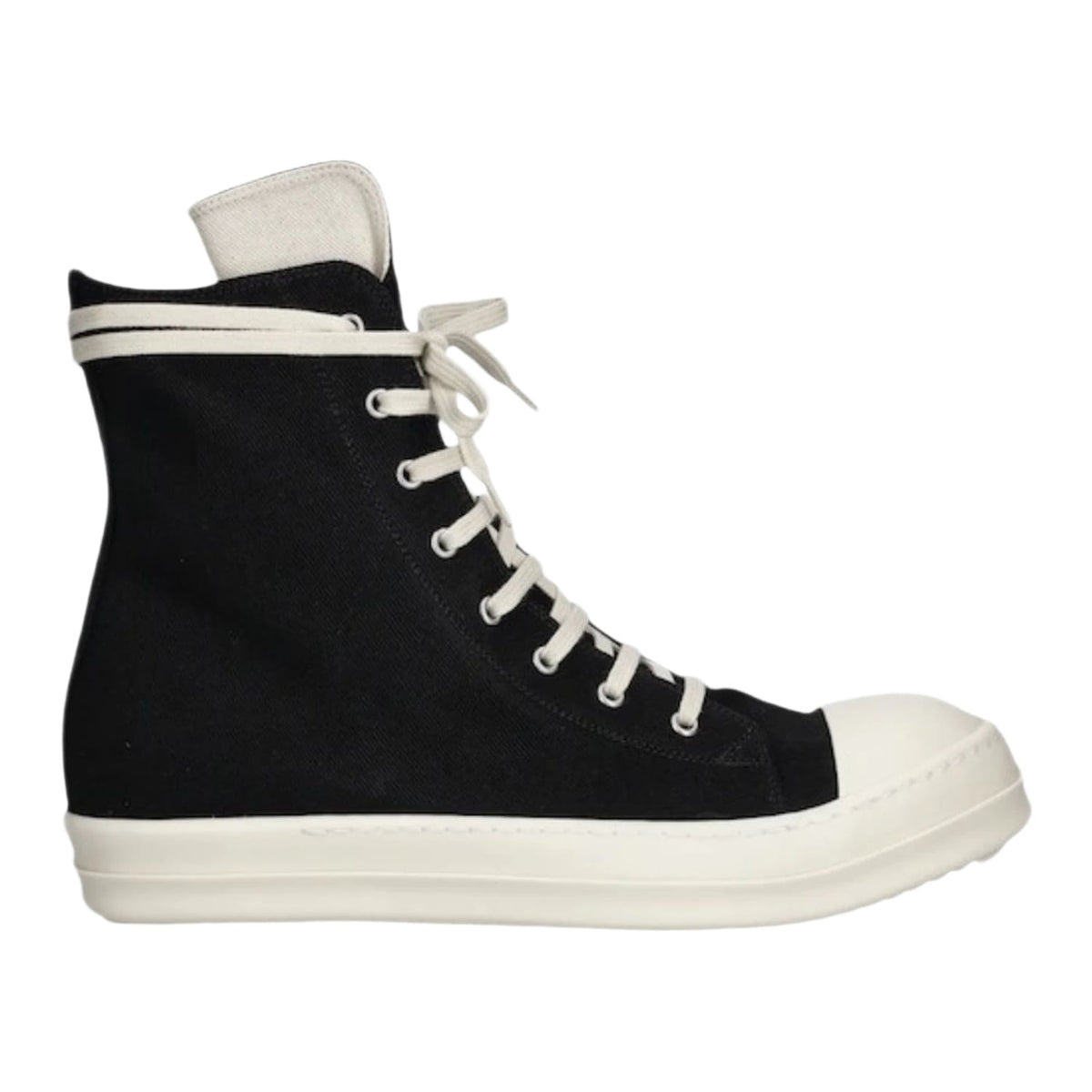Rick Owens DRKSHDW High Top Black Milk