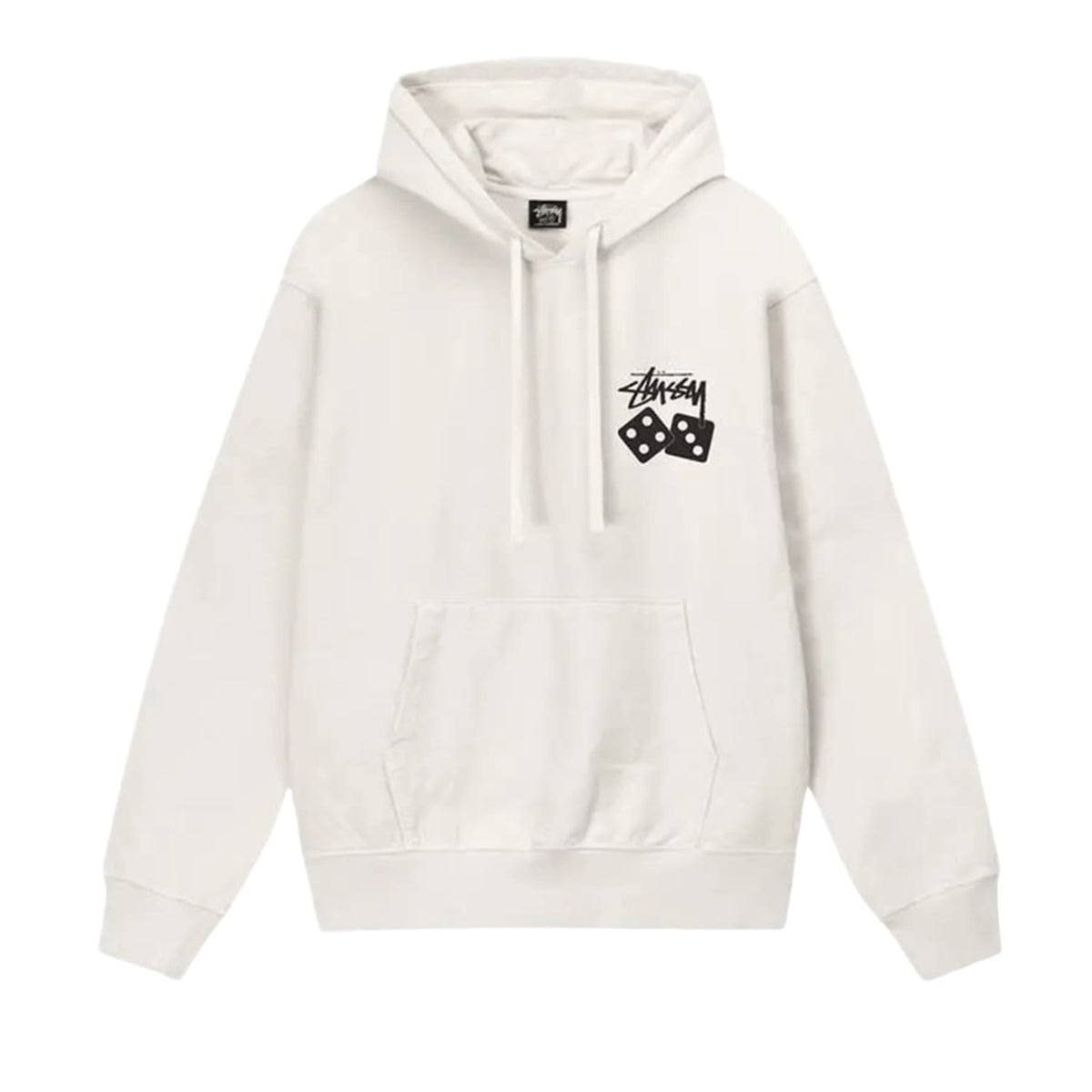 Stussy Dice Pigment Dyed Hoodie Natural