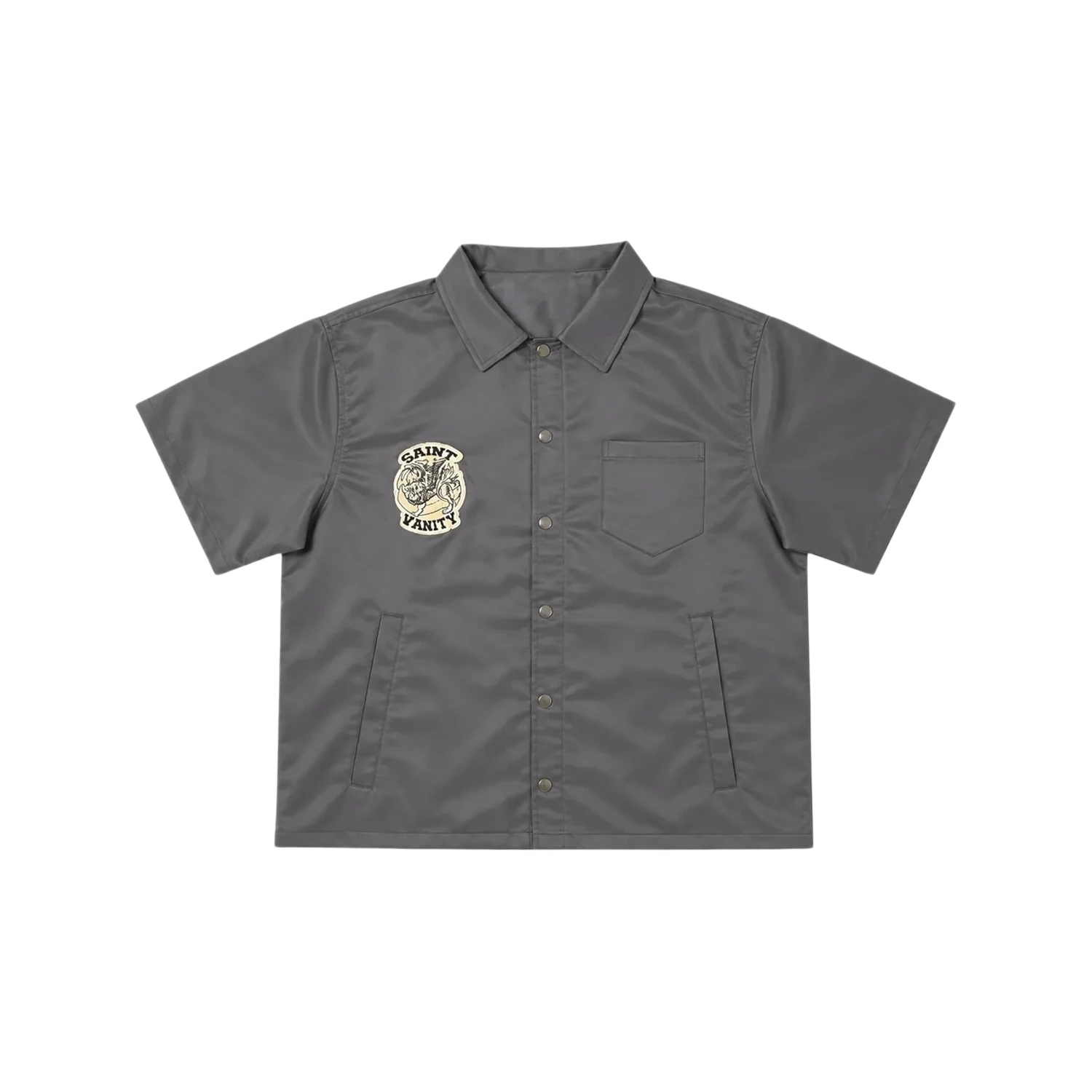 Saint Vanity Nylon Top Grey