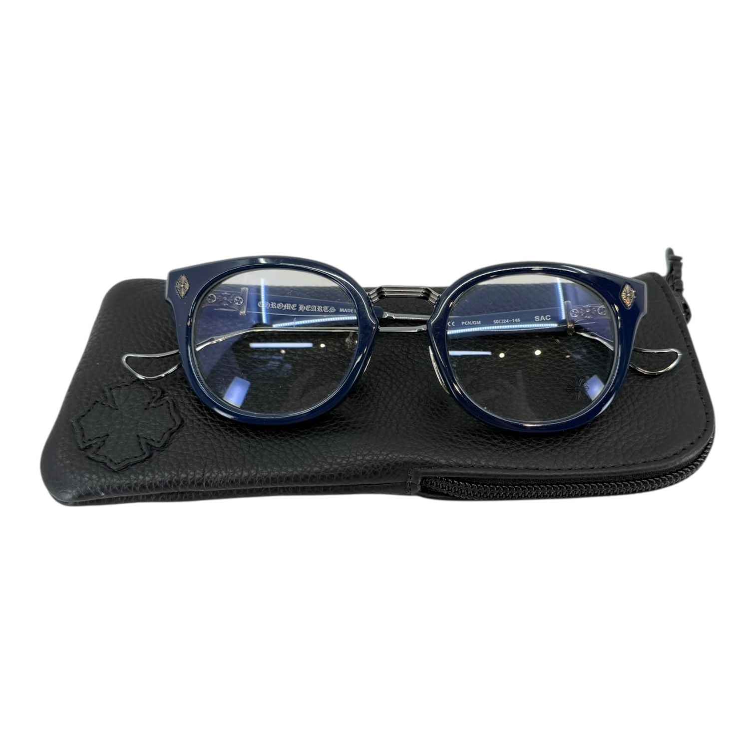 Chrome Hearts Sac Navy Blue Glasses