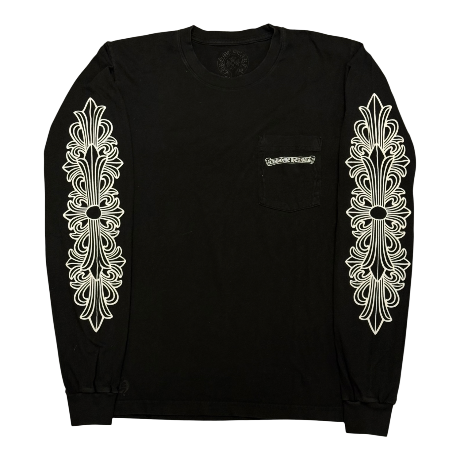 Chrome Hearts Matty Boy Aspen Floral L/S T-shirt Black