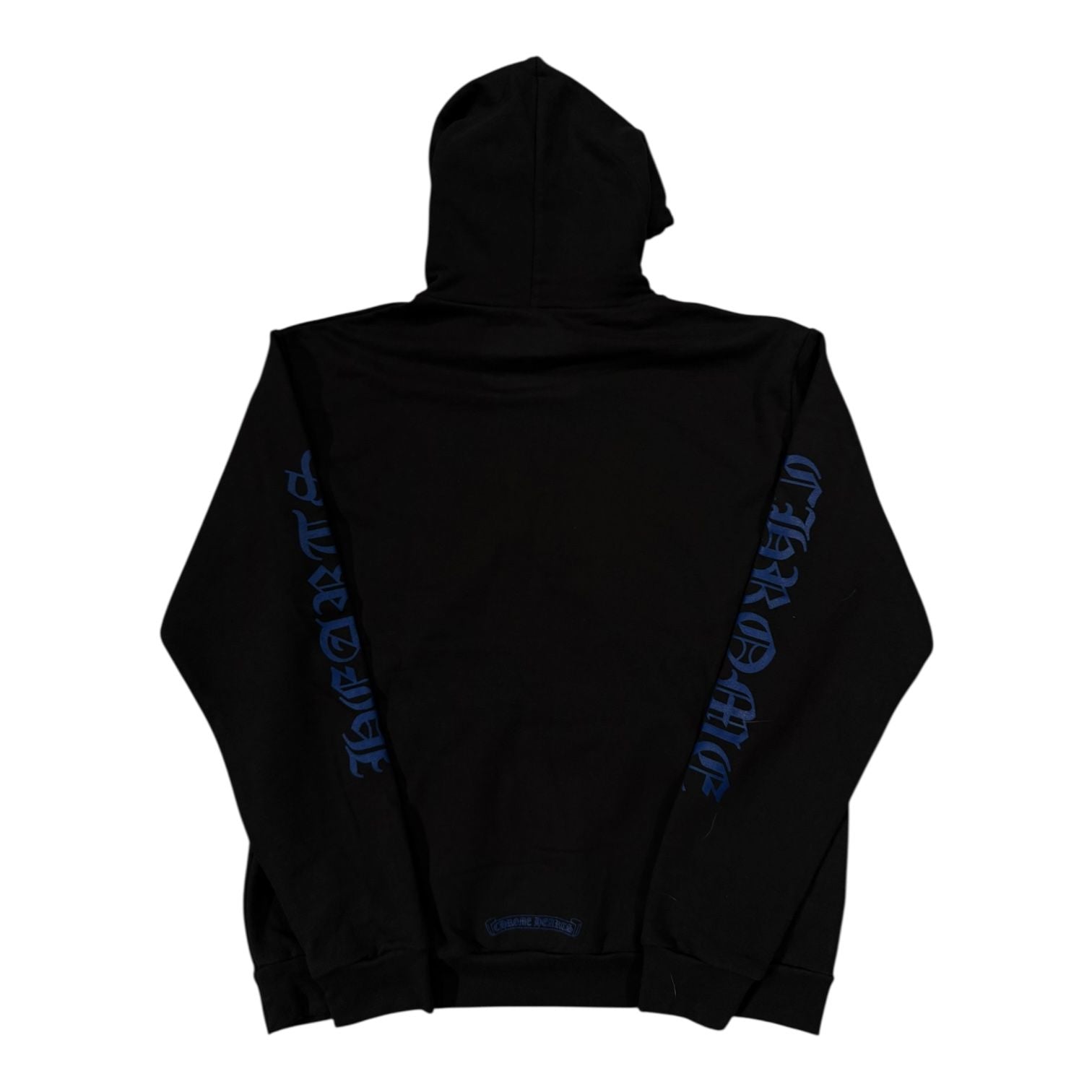 Chrome Hearts Vertical Logo Hoodie Black/Blue
