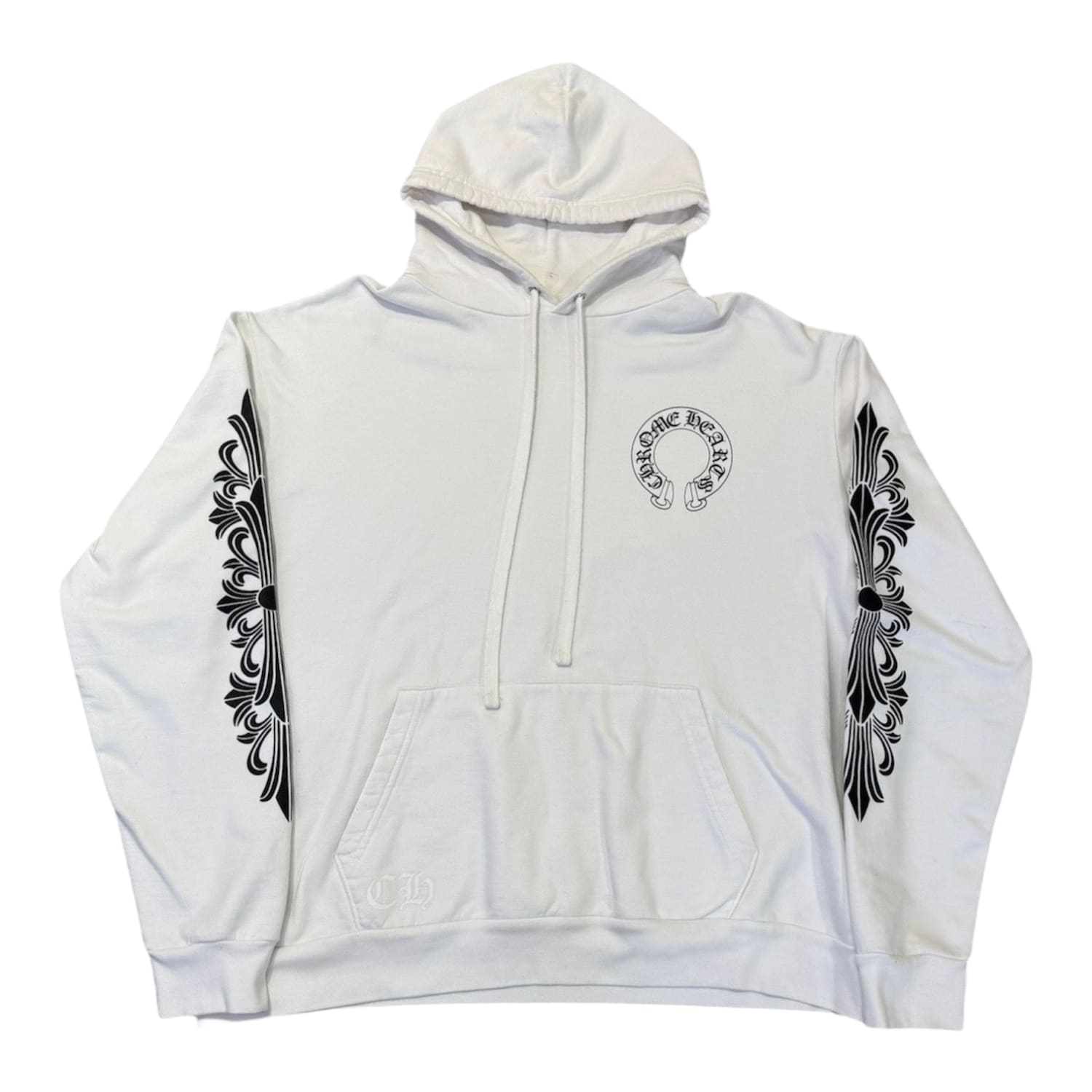 Chrome Hearts Horseshoe Floral Hoodie