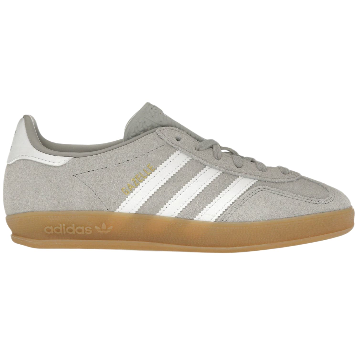 adidas Gazelle Indoor Grey Cloud White Gold Metallic