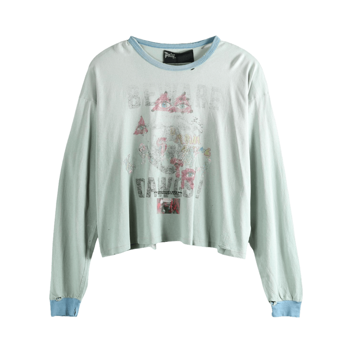 Paly Hollywood Mstr Me Tonal Long-Sleeve Tee 'Baby Blue'