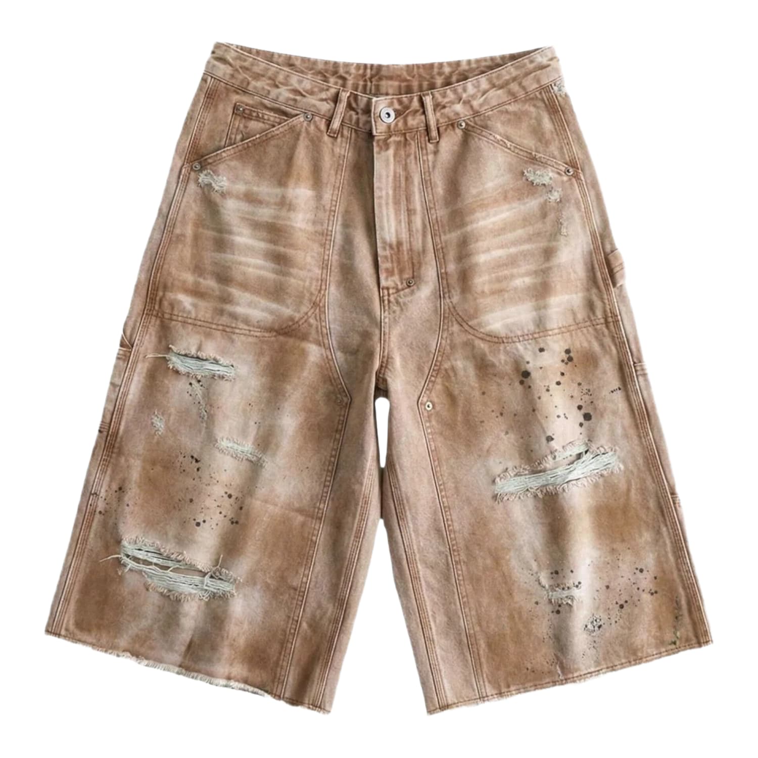 Bravest Studios Distressed Workwear Shorts