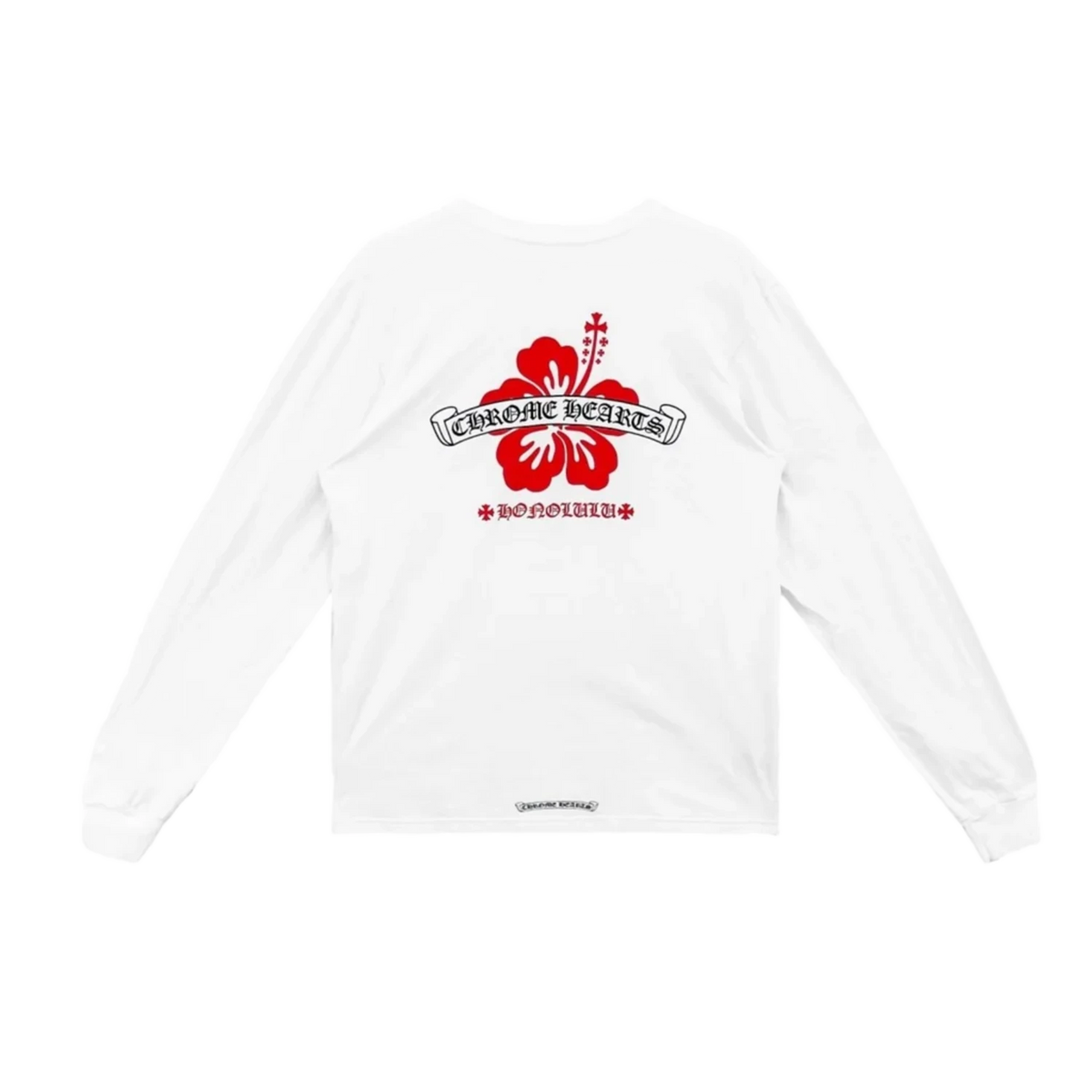 Chrome Hearts Honolulu Exclusive Hibiscus Flower L/S T-Shirt