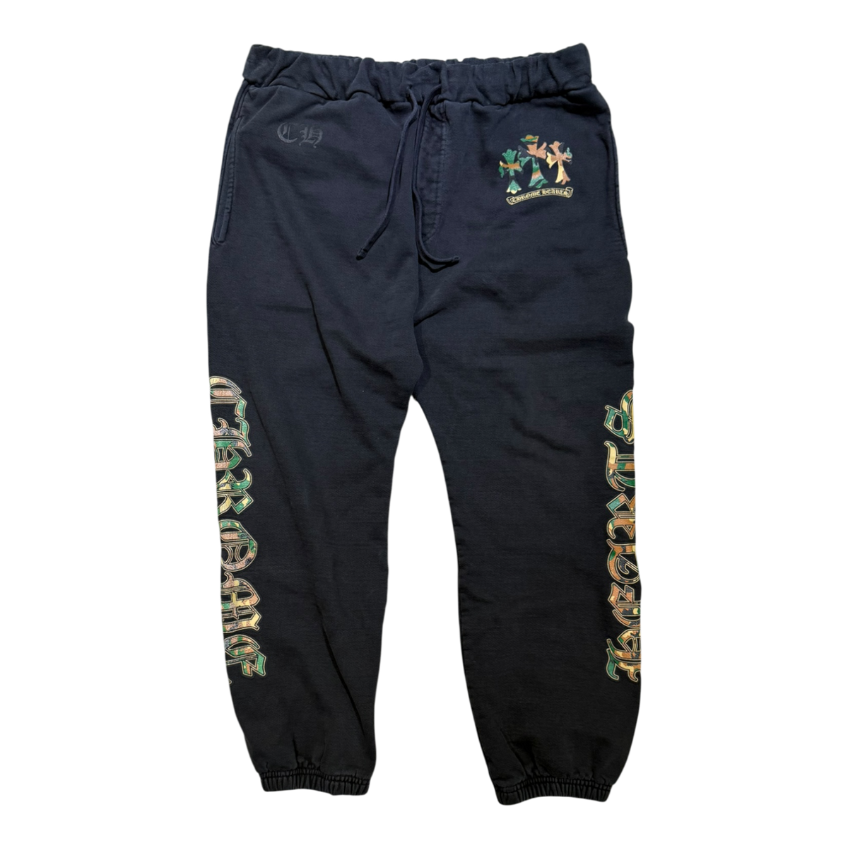 Chrome Hearts Camo Triple Cross Sweatpants Black