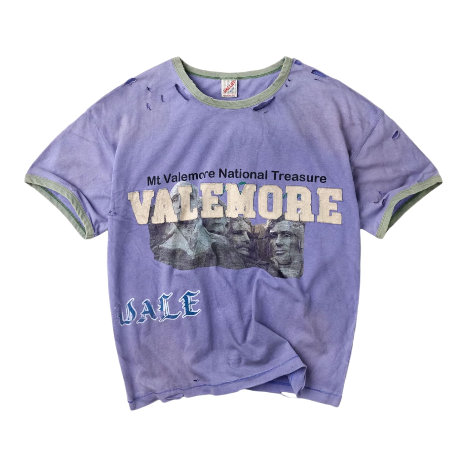Vale Forever Camp Ringer Tee Lake