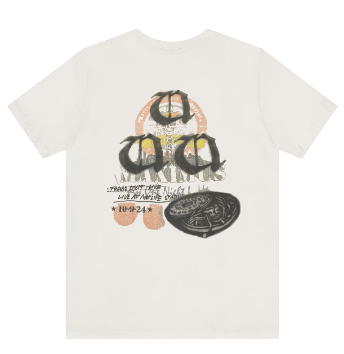 Travis Scott Metlife Sound T-Shirt White