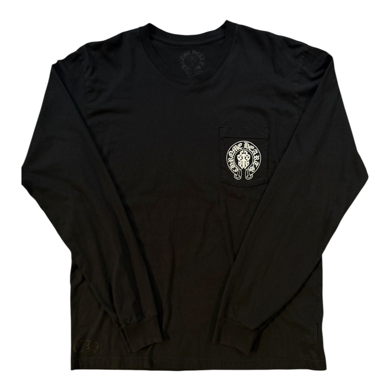 Chrome Hearts USA Flag Pocket Long-Sleeve Black