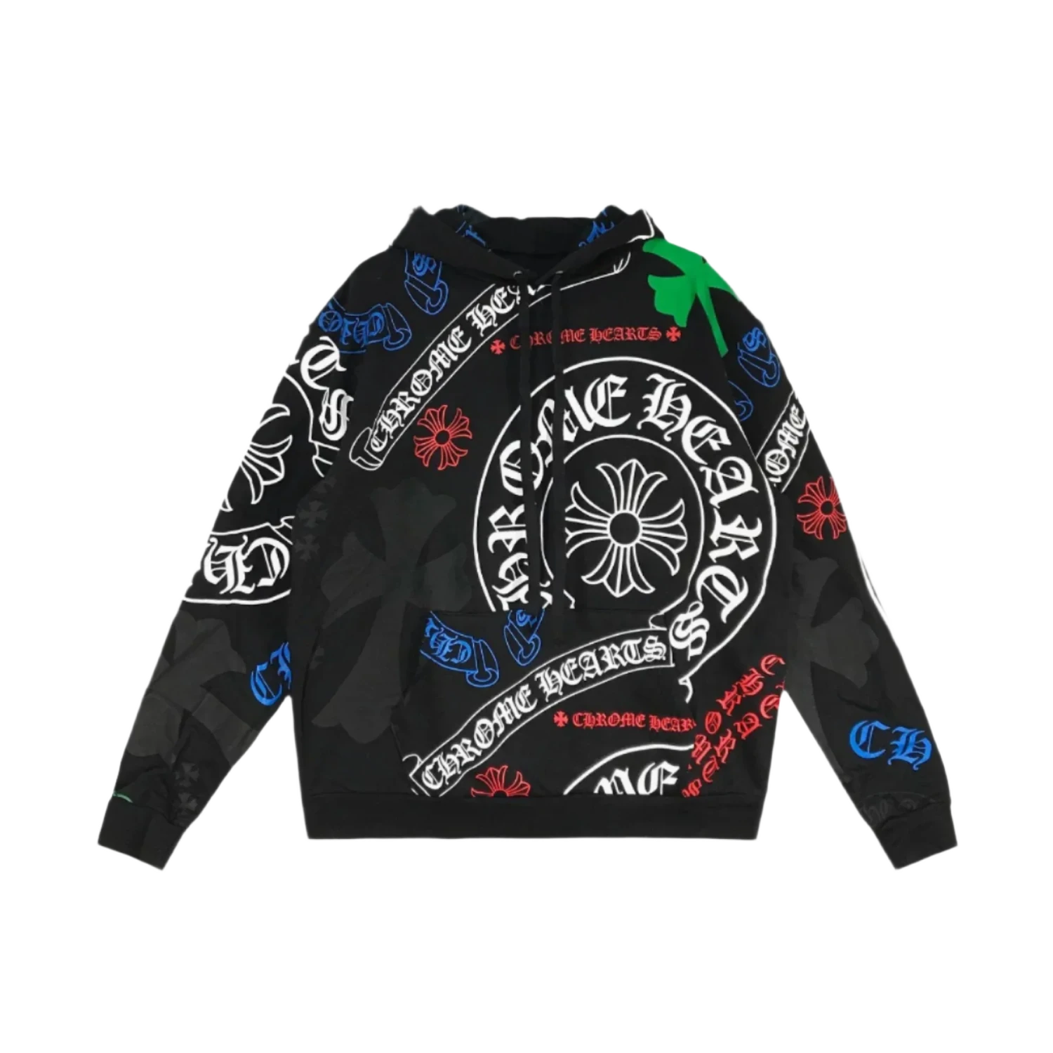 Chrome Hearts Stencil Hoodie Black