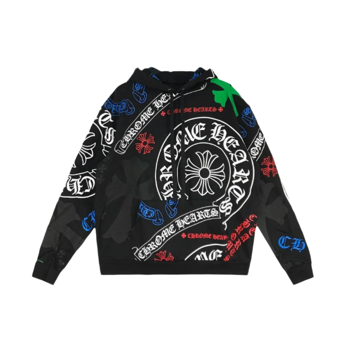 Chrome Hearts Stencil Hoodie Black