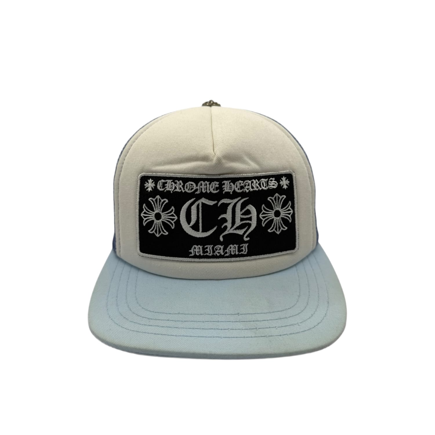 Chrome Hearts Exclusive Miami Trucker Hat Blue
