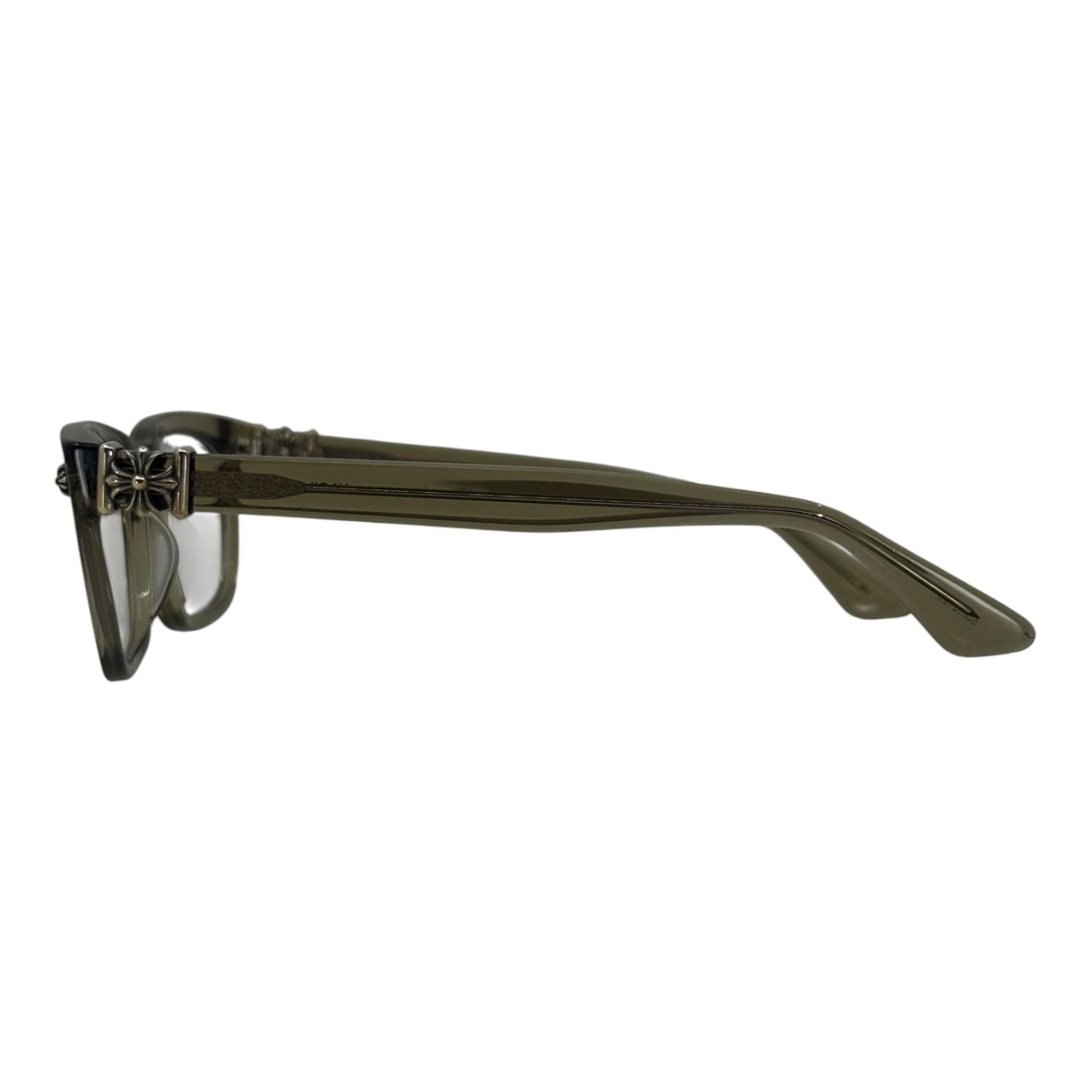 Chrome Hearts Vagilante Army Green/Silver Glasses