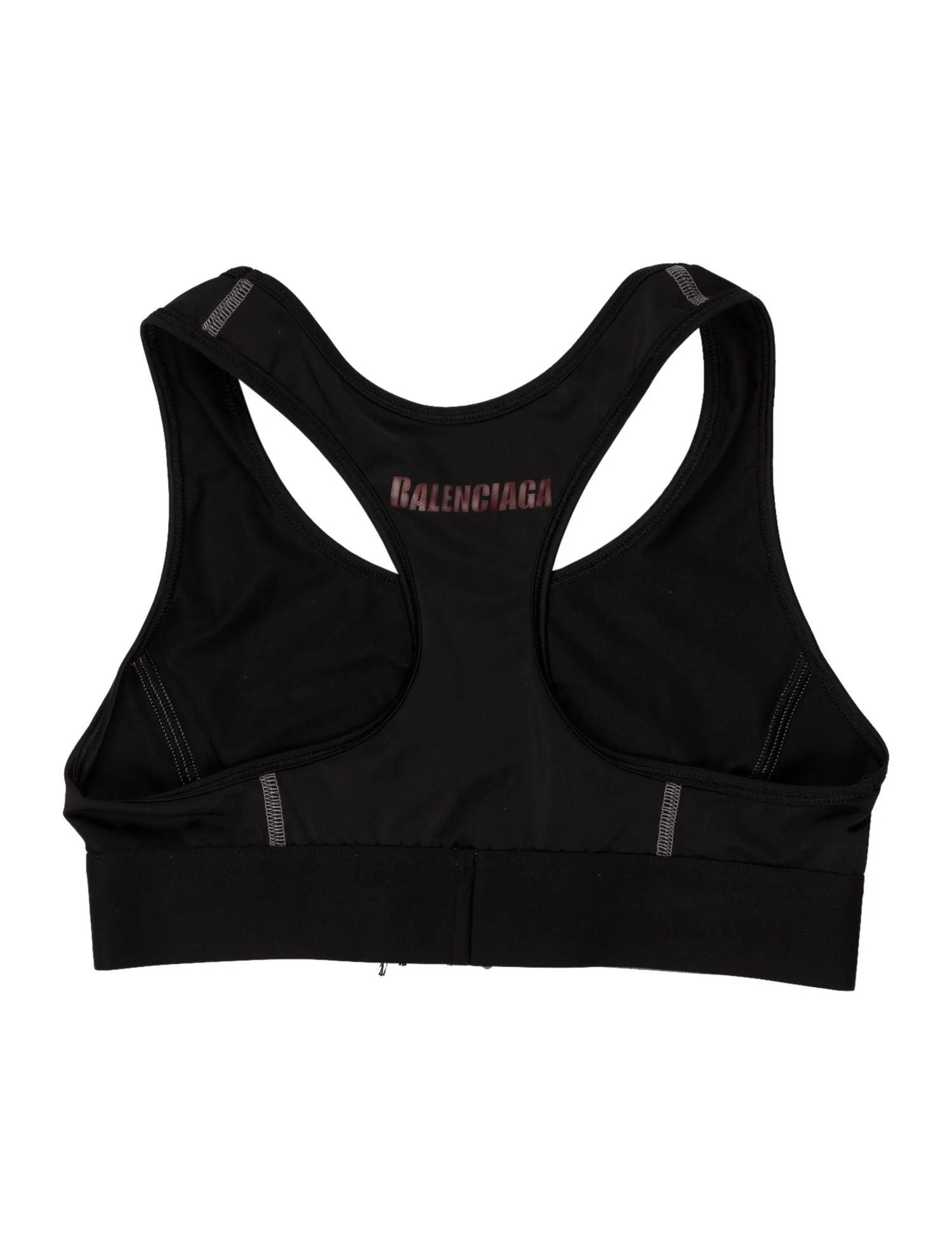 Balenciaga Women's Sports Bra Black/Gray