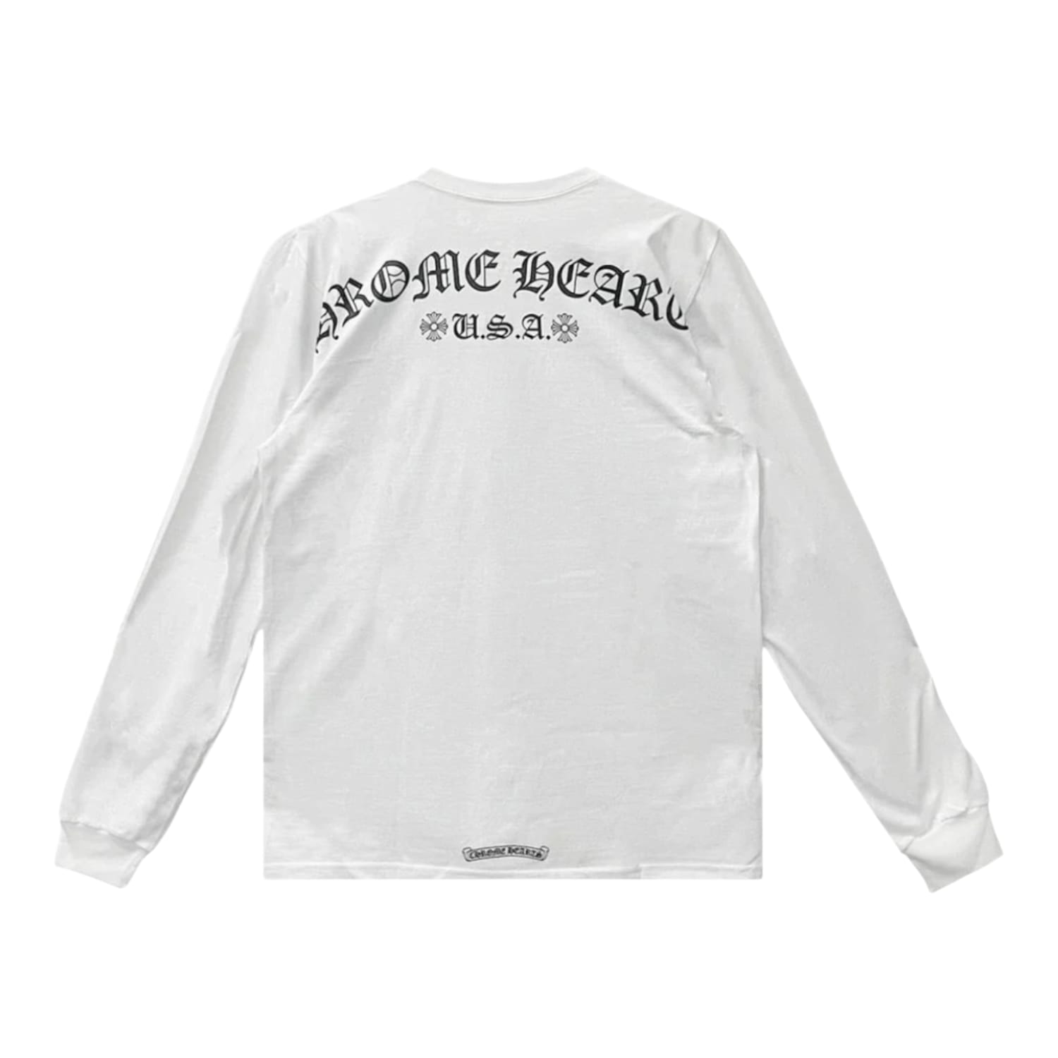 Chrome Hearts U.S.A Shoulder Logo L/S White