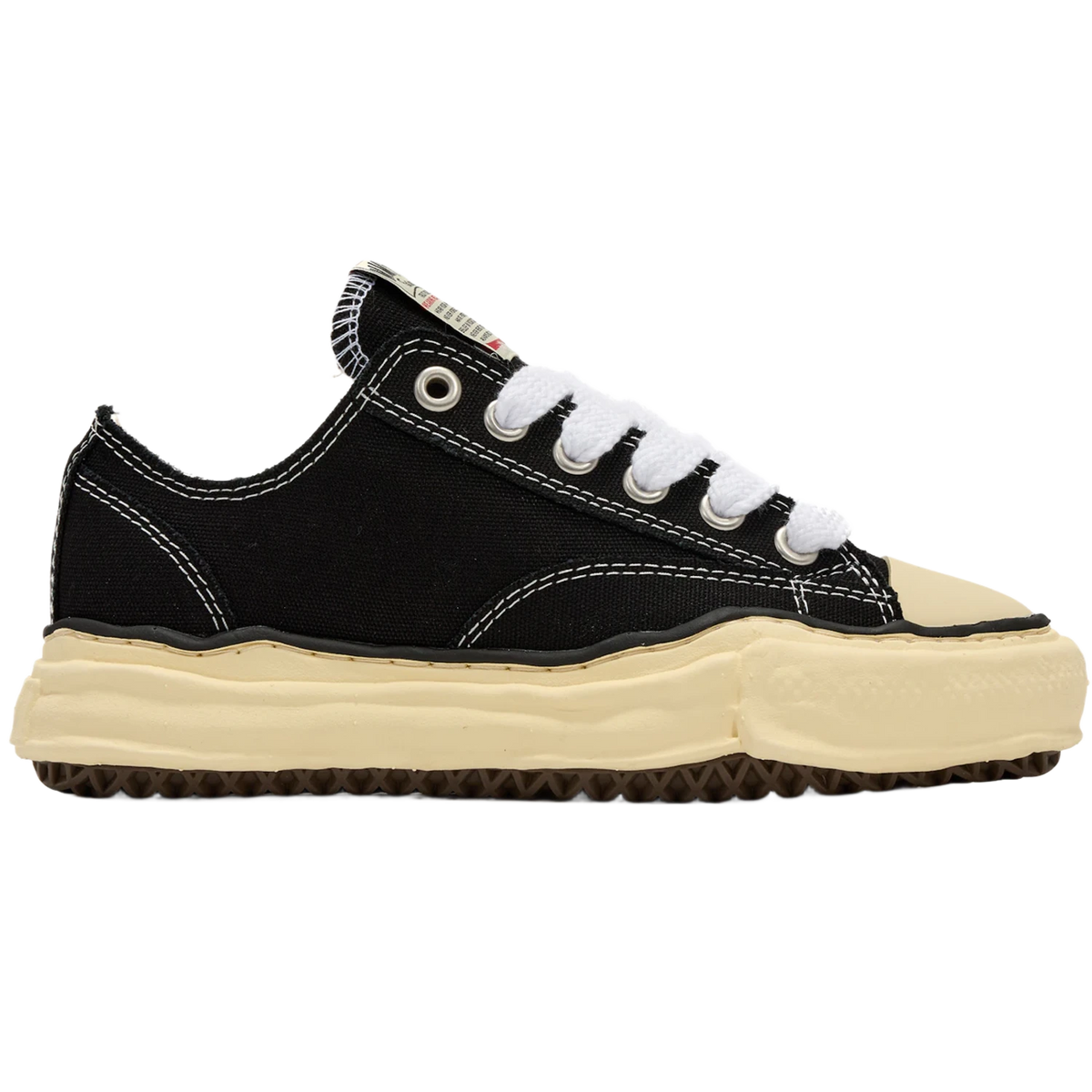 Maison Mihara Yasuhiro Peterson OG Sole Canvas Low Black White