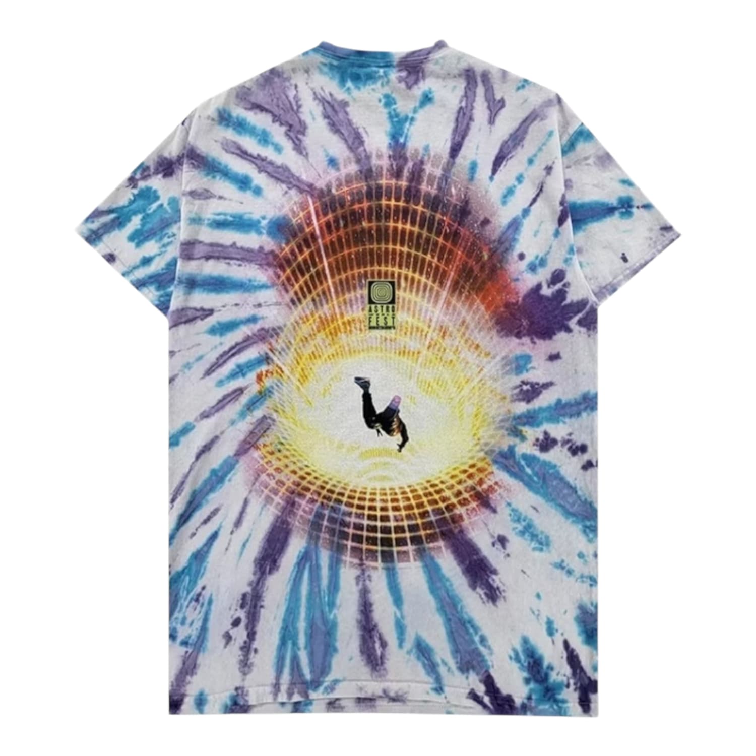 Travis Scott Astrofest Flame T-shirt Tie Dye