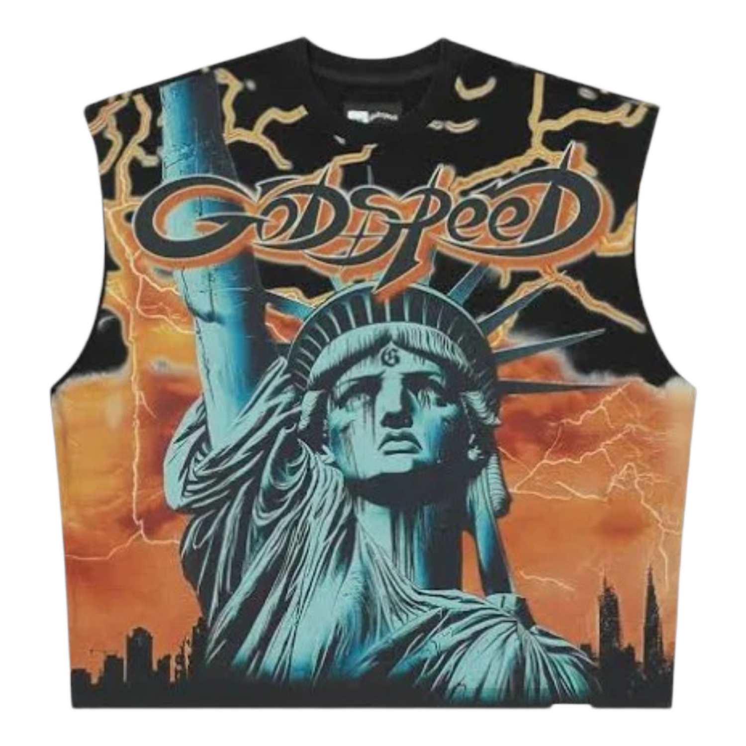 Godspeed Voltage Sleeveless T-shirt Orange