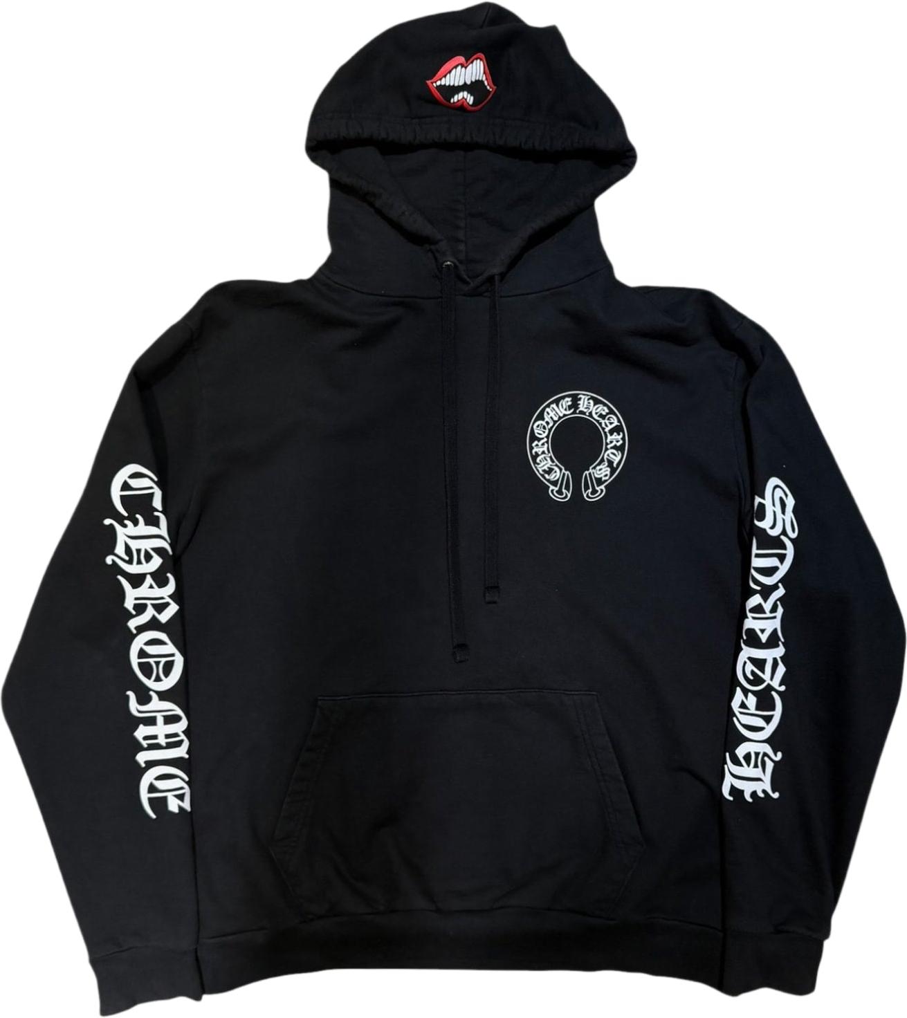 Chrome Hearts Matty Boy Chomper Horseshoe Hoodie Black