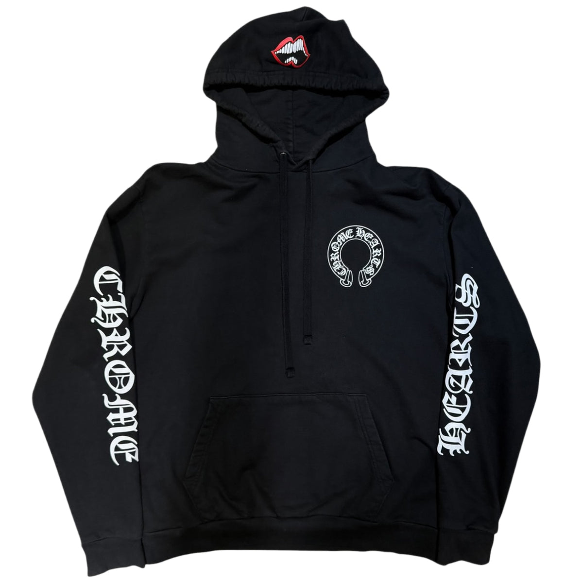 Chrome Hearts Matty Boy Chomper Horseshoe Hoodie Black