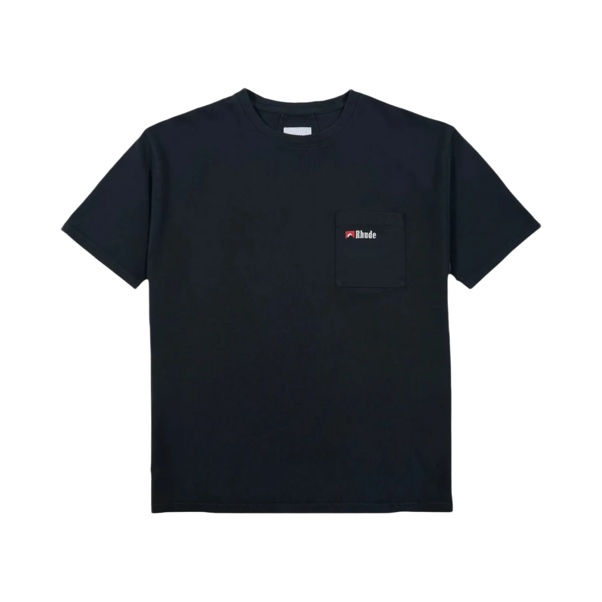 Rhude Moonlight Wolf Pocket Tee Black/White/Red