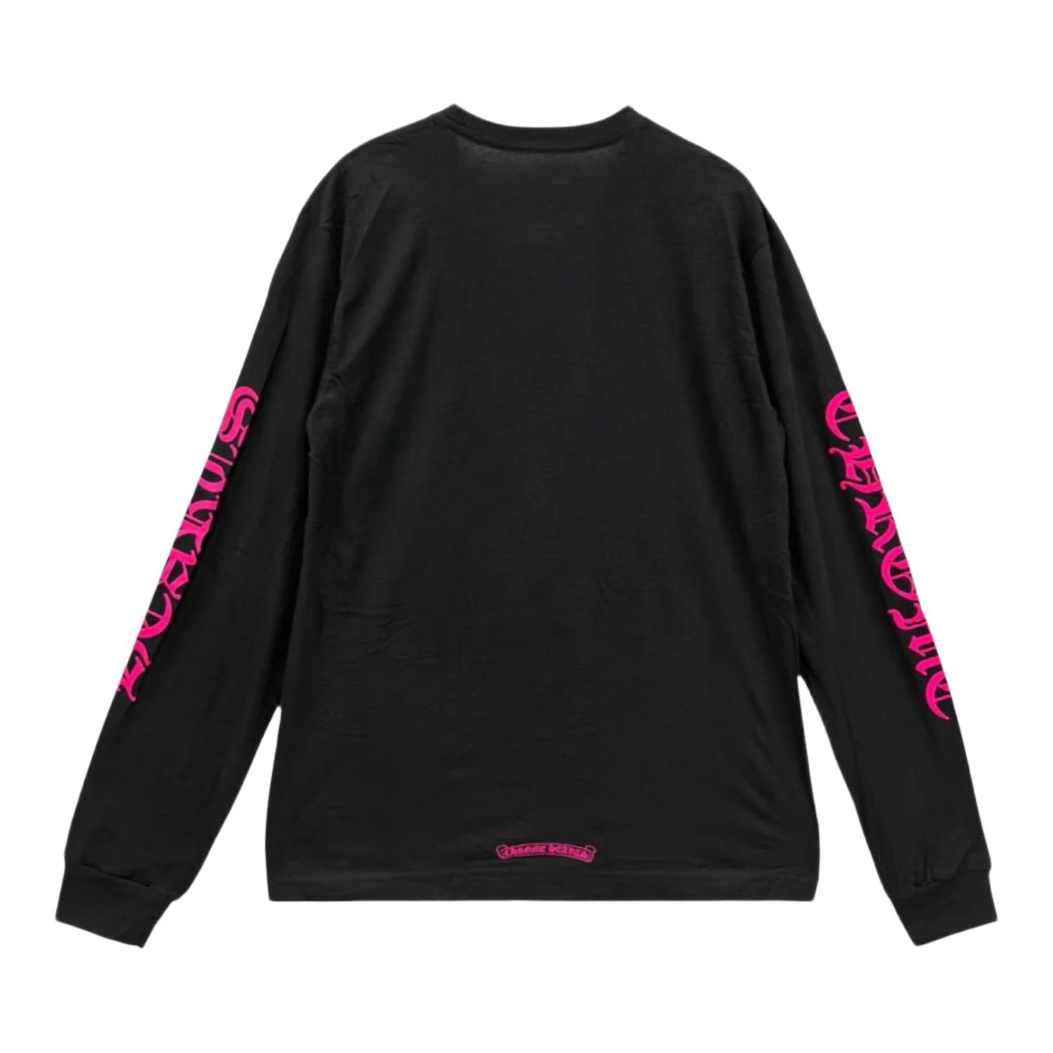 Chrome Hearts Long Sleeve Pocket Crew Hot Pink/Black
