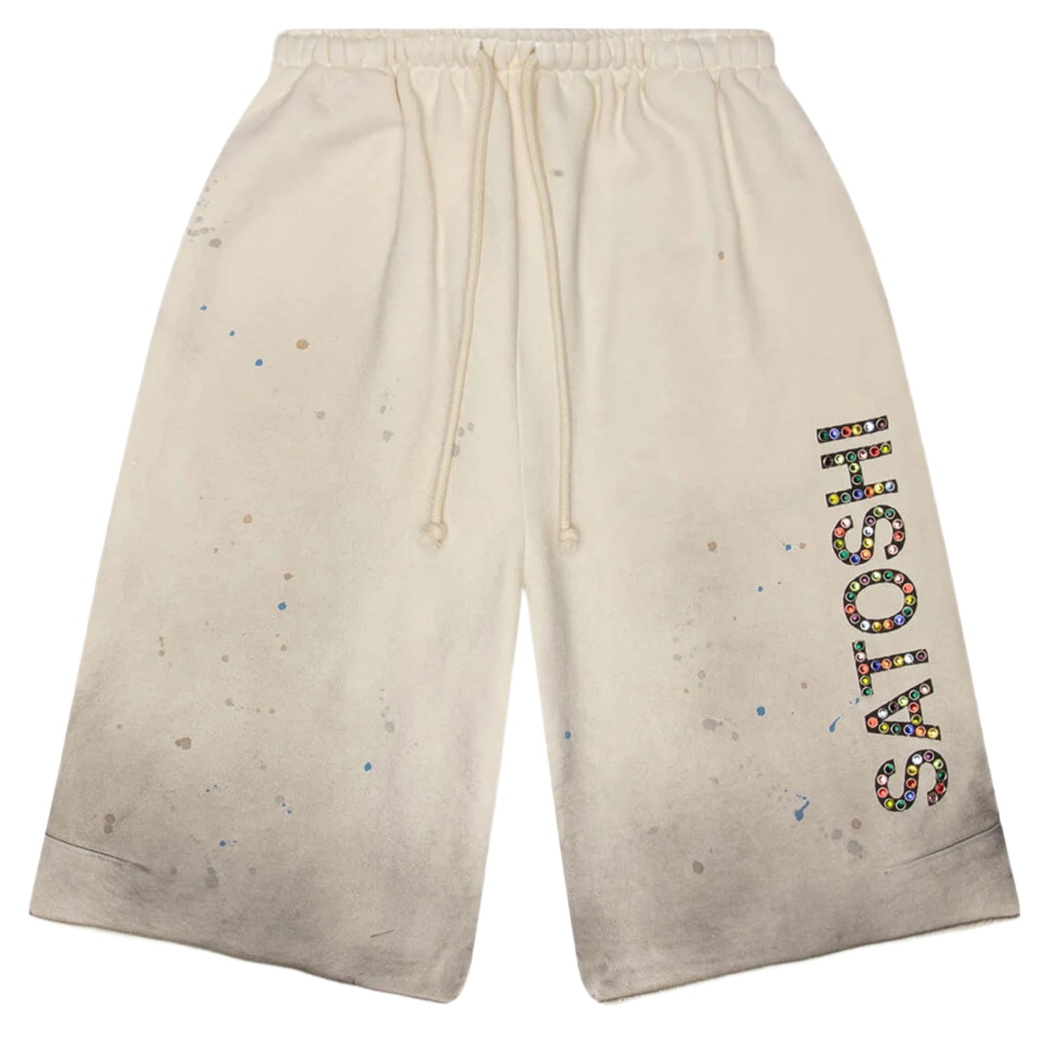 Satoshi Nakamoto Drifter Sweatshorts White