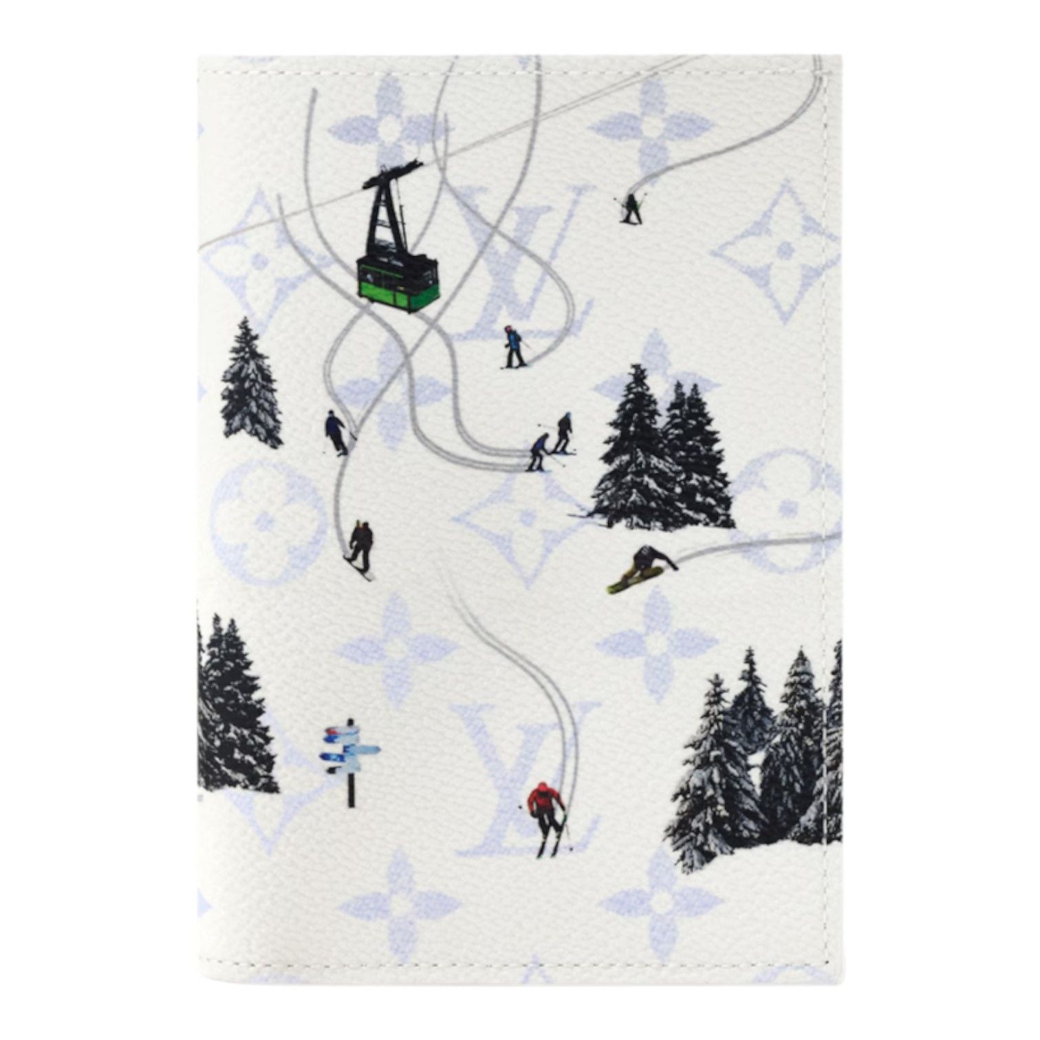 Louis Vuitton Ski Passport Cover White
