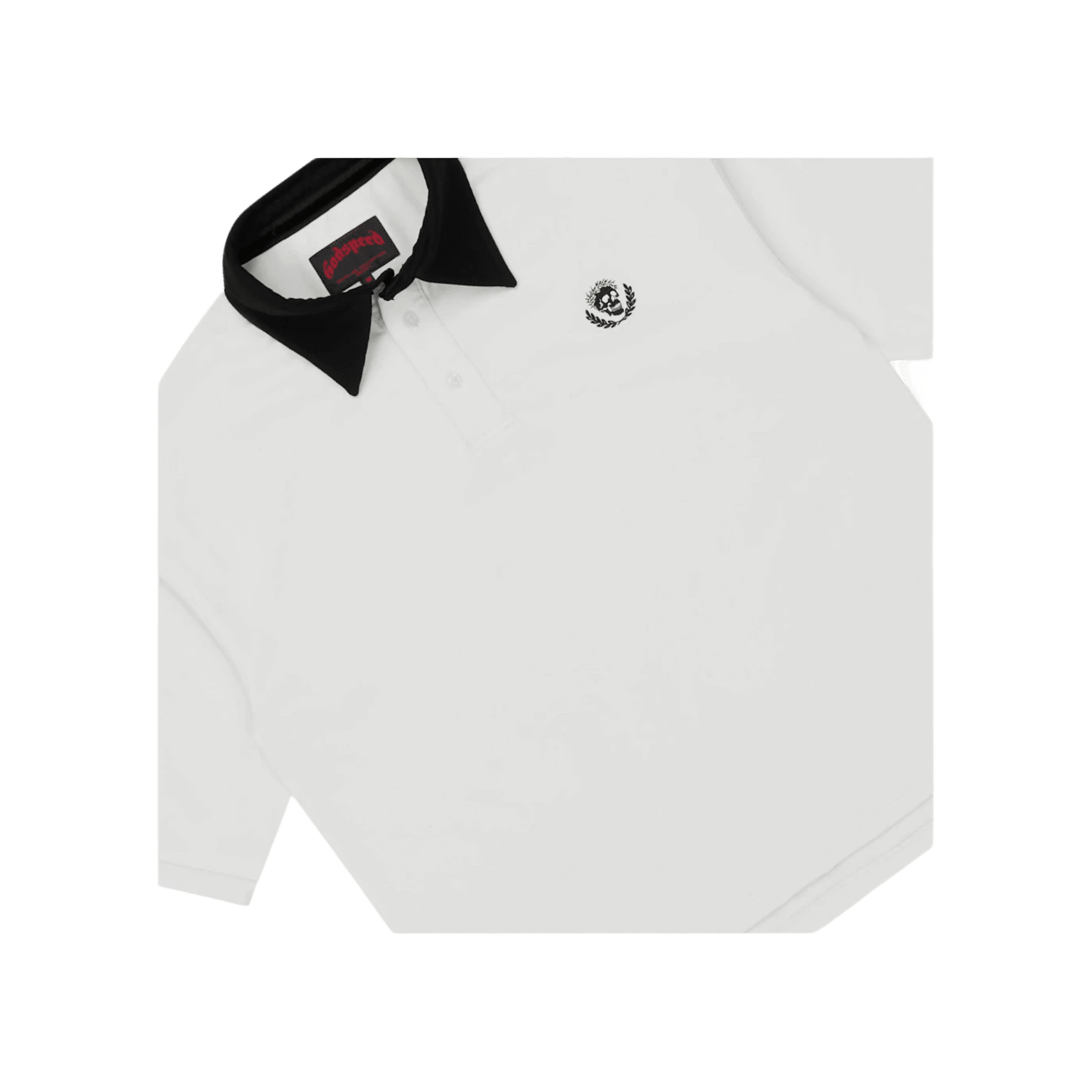 Godspeed Victor Minimal Crest Polo White