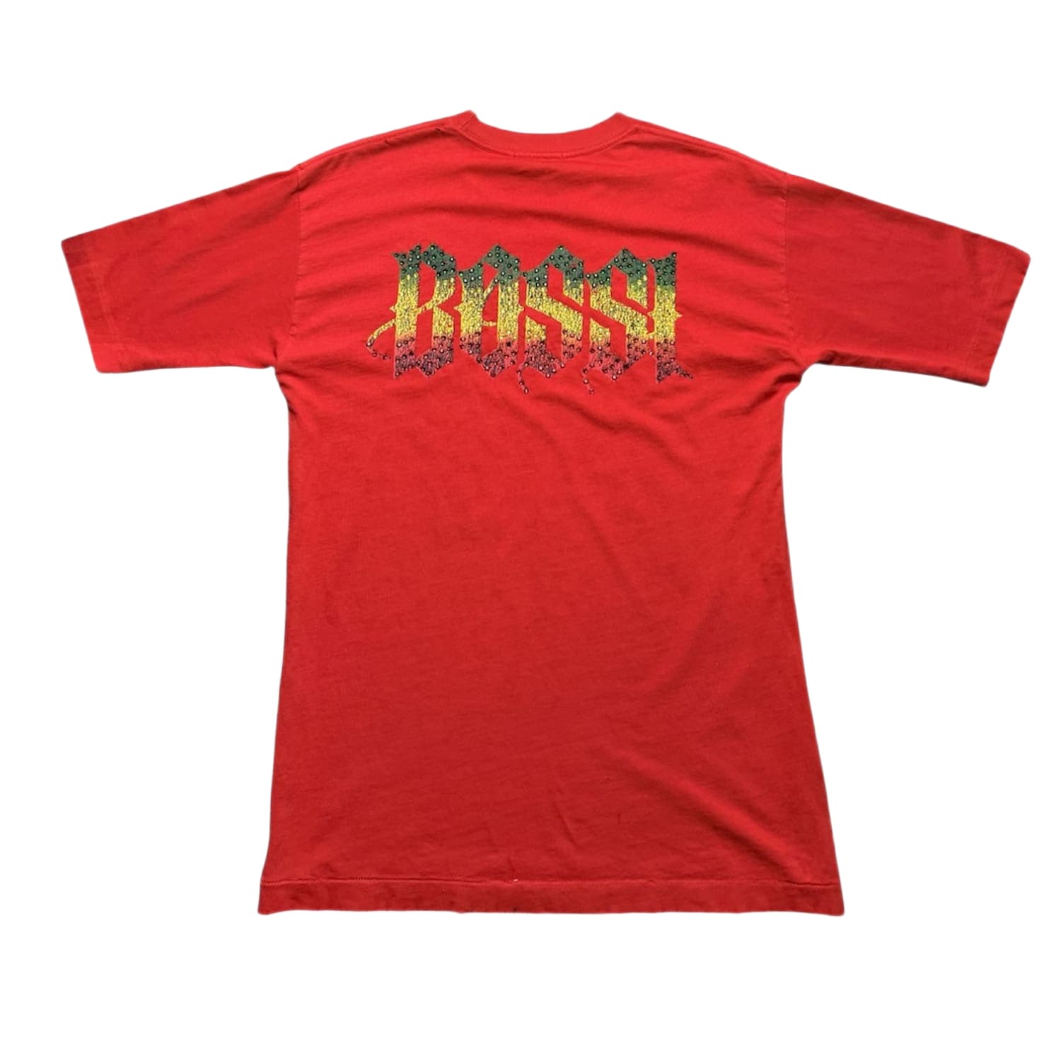 Bossi Skull Cross Vinatge Tee Red