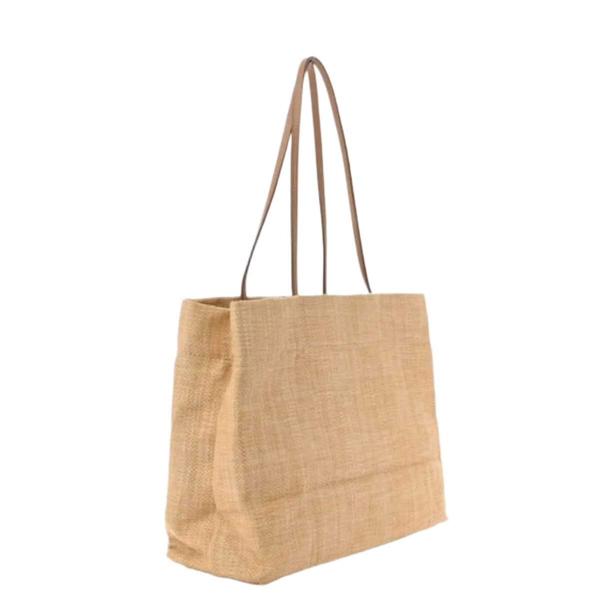 Prada Extra Large Raffia Beach Tote Bag