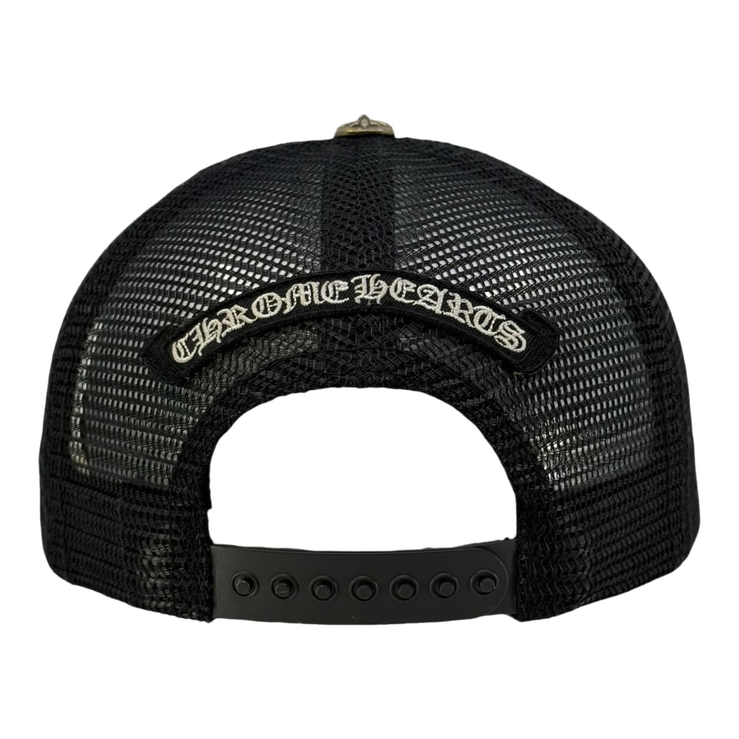 Chrome Hearts Multi Color Crosses Trucker Hat Black/White
