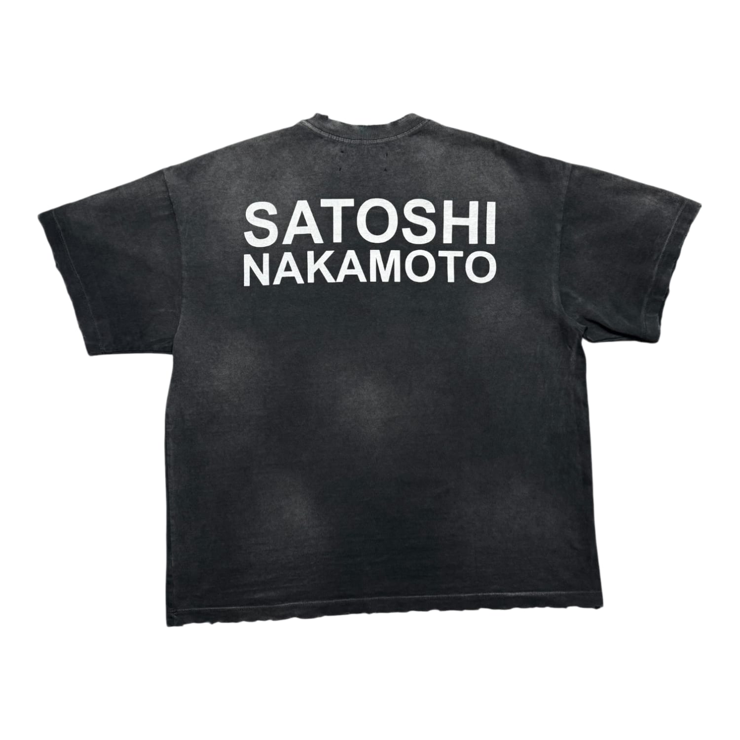 Satoshi Nakamoto Cup Half Full Tee Black