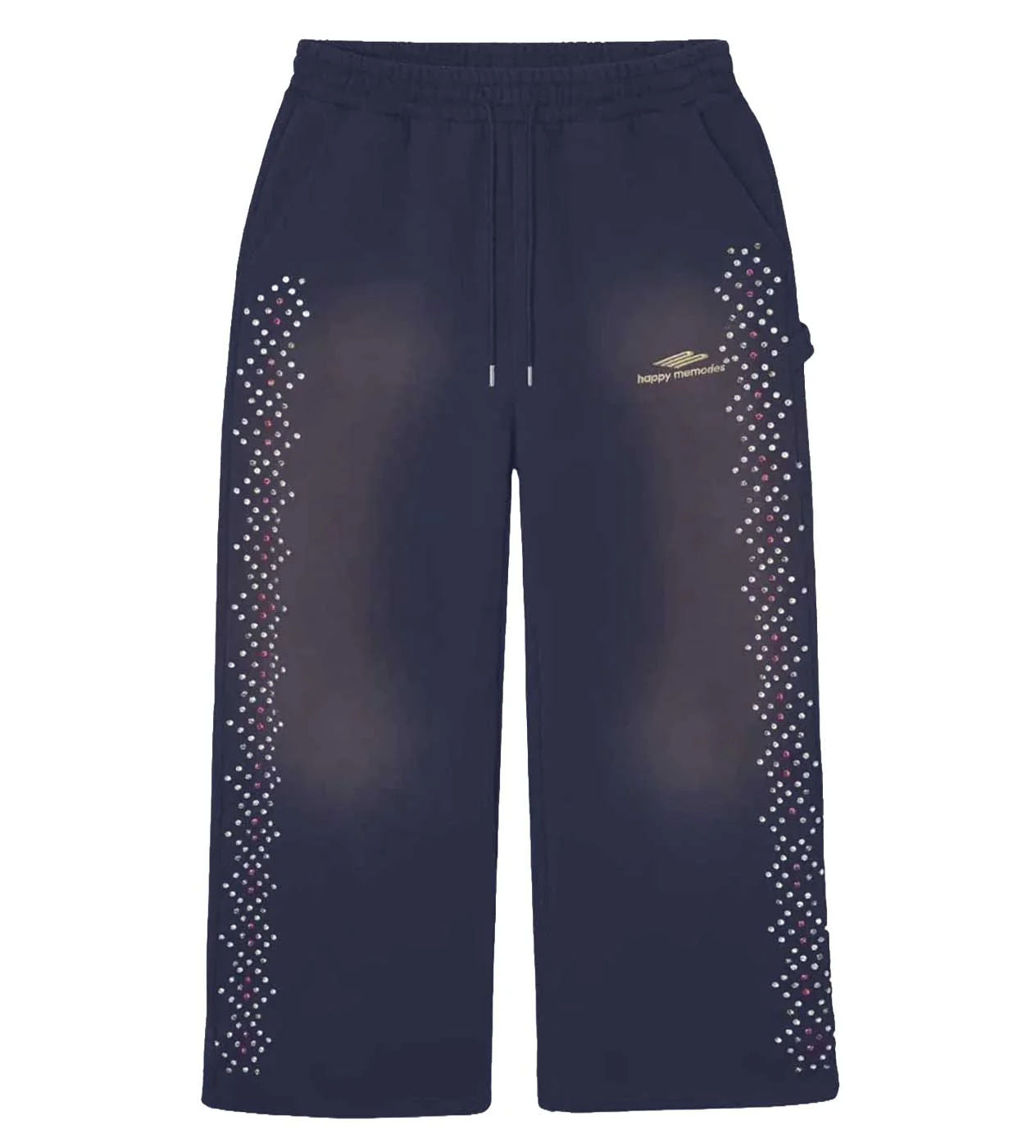 Happy Memories Don't Die HMDD Crystal Sweatpants Navy