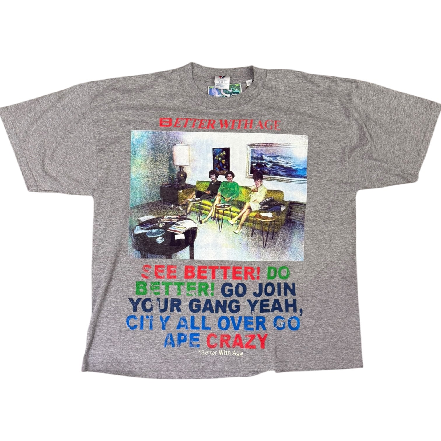 Better with Age See Better T-Shirt Grey
