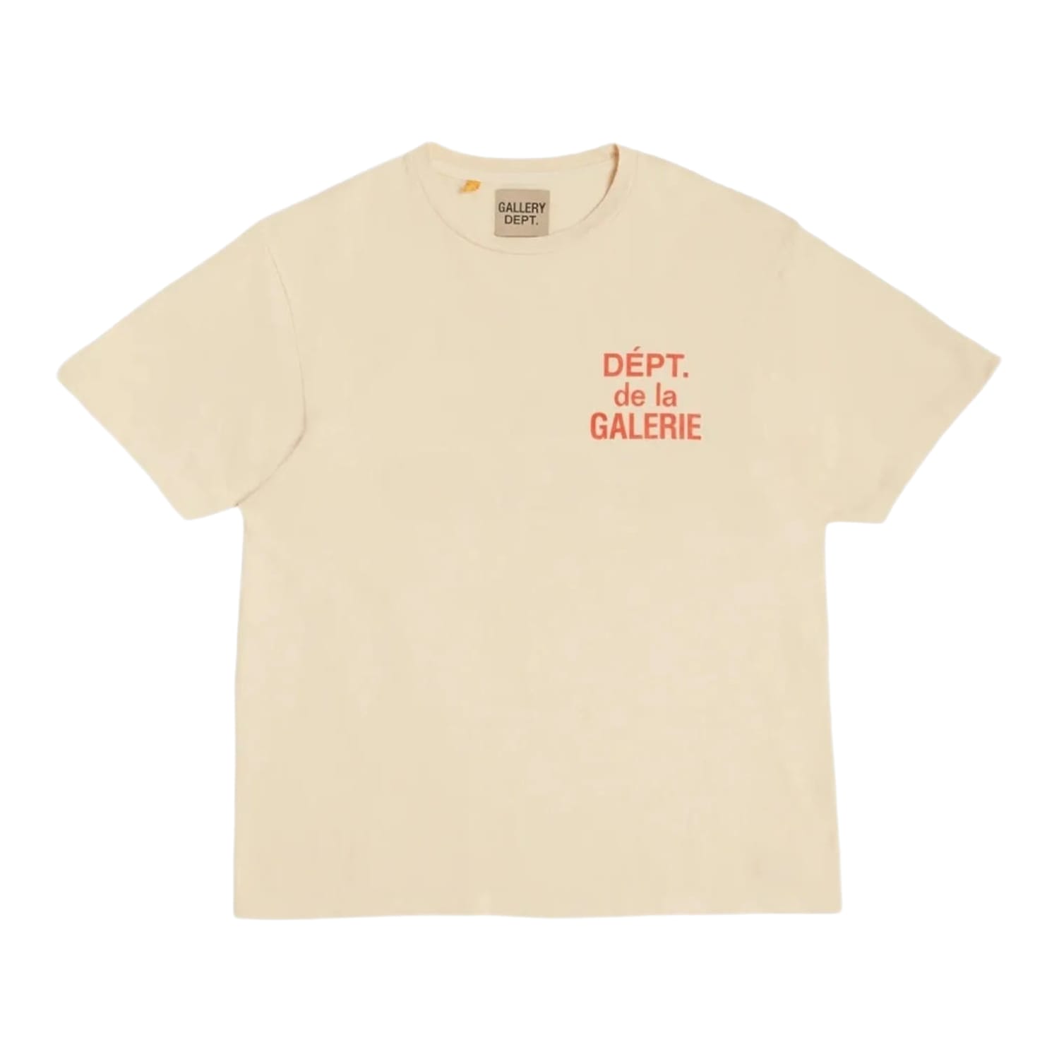 Gallery Dept. French T-Shirt Cream/Orange